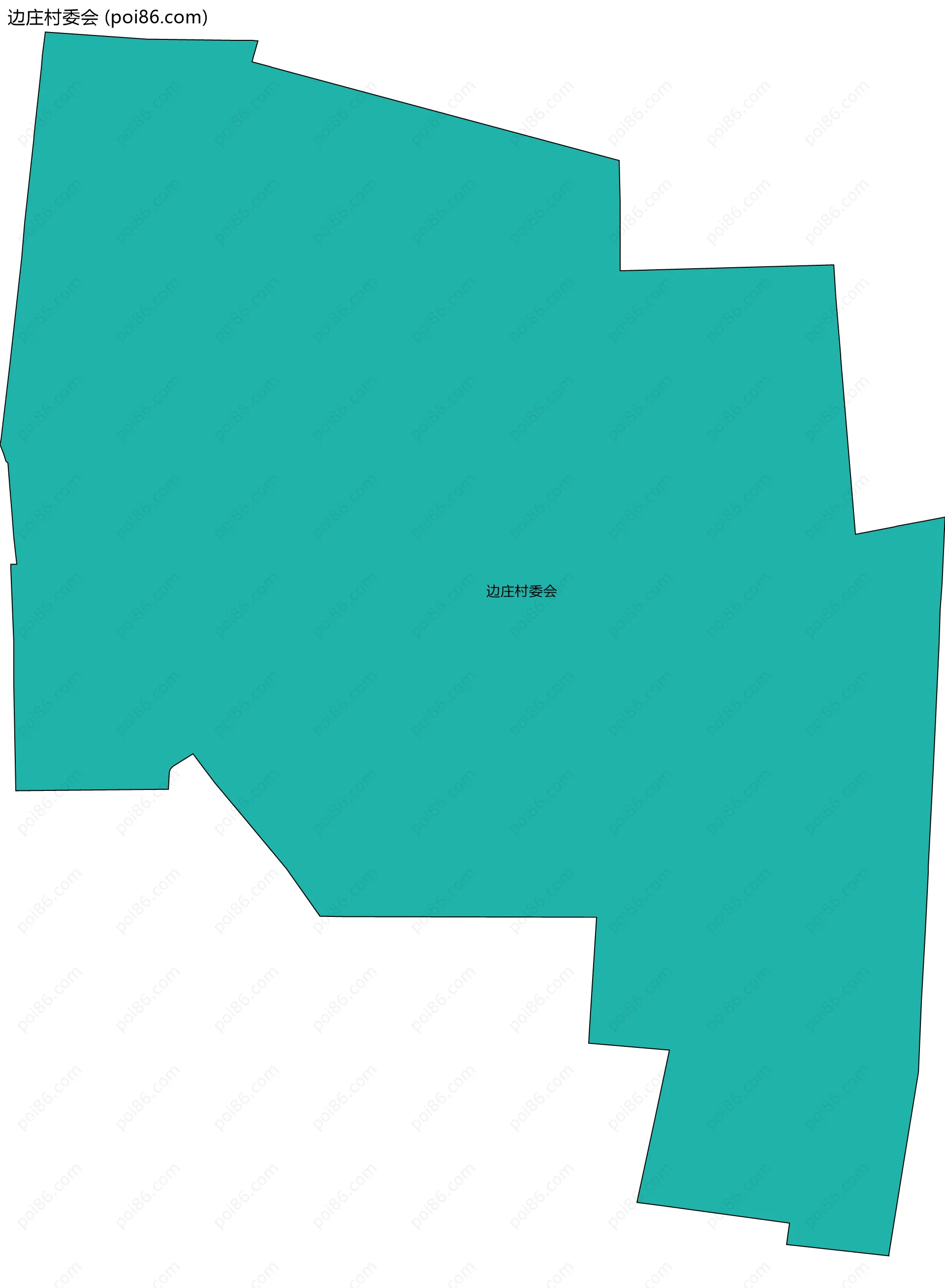 边庄村委会边界地图