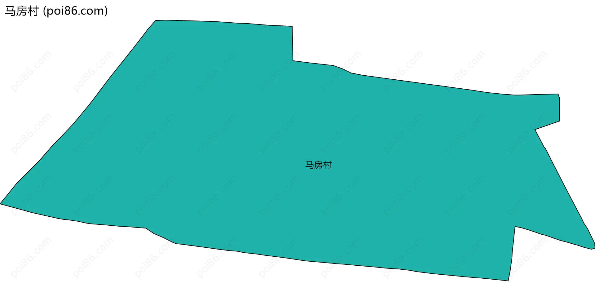 马房村边界地图