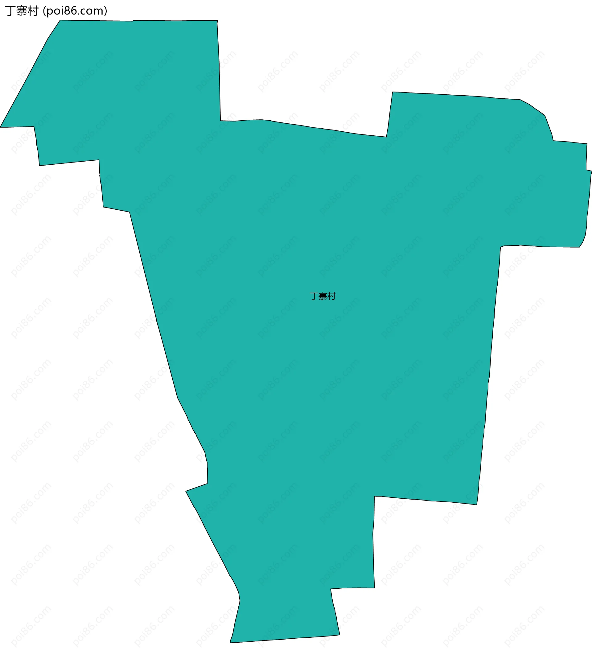 丁寨村边界地图