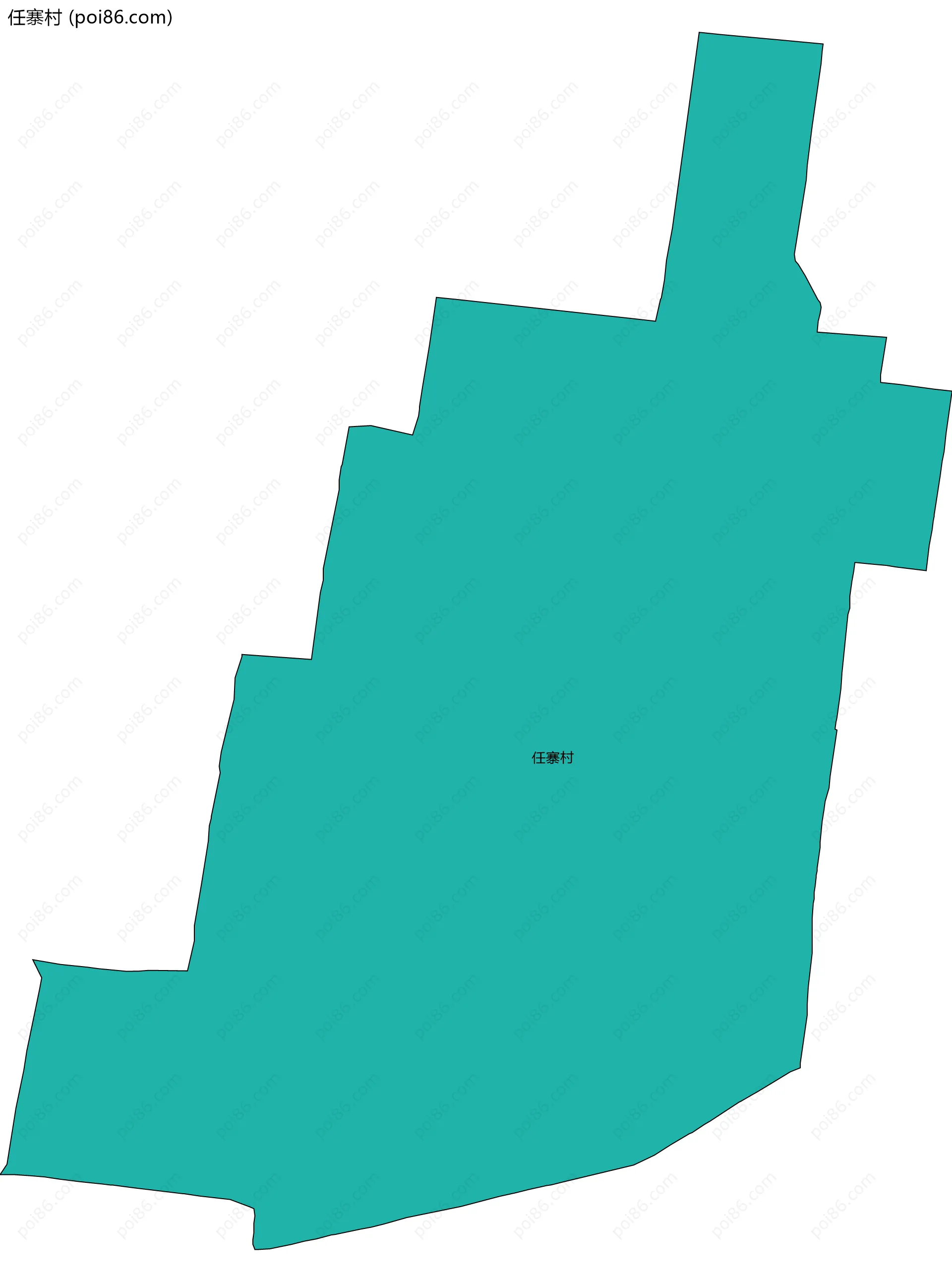 任寨村边界地图