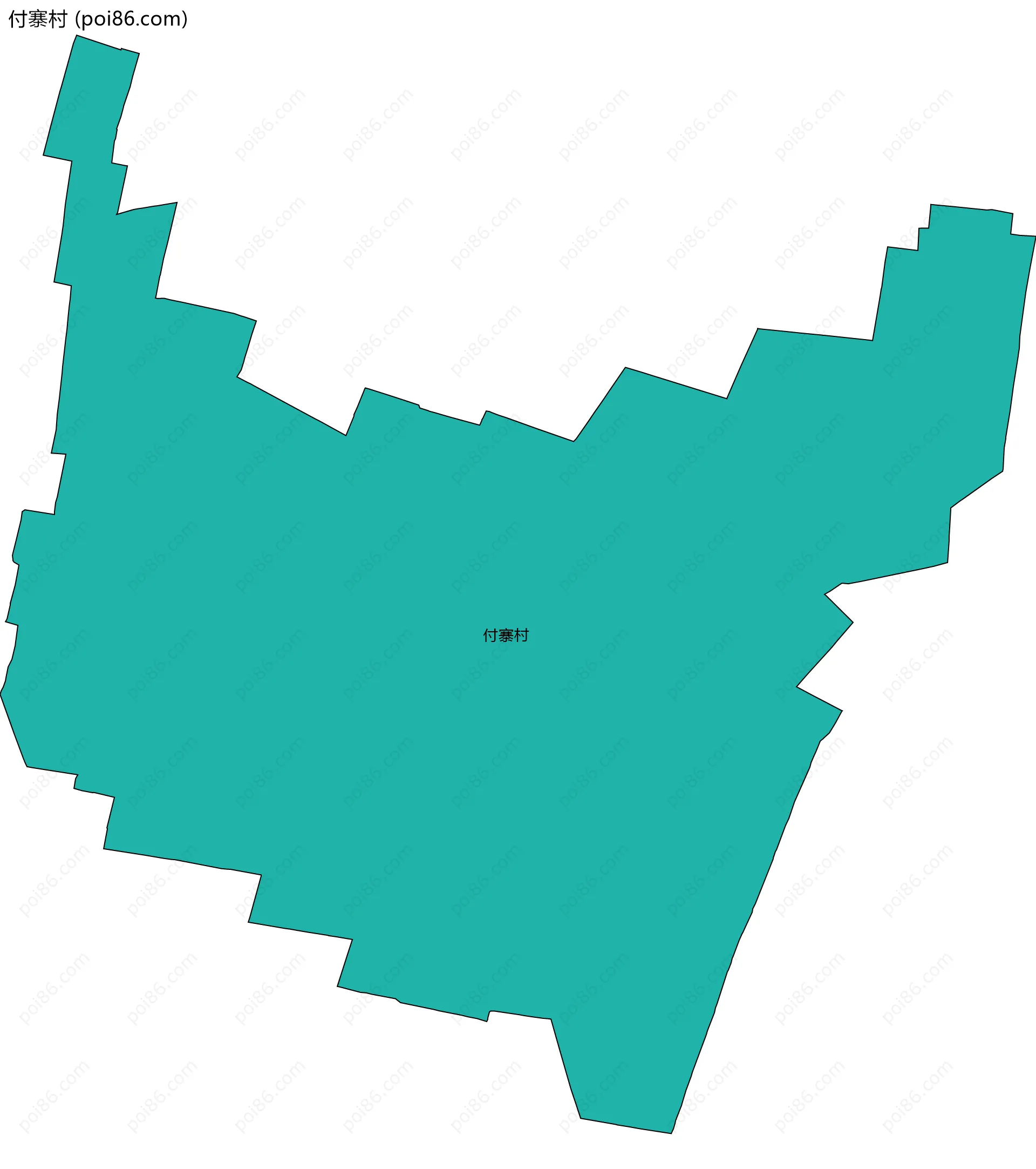 付寨村边界地图