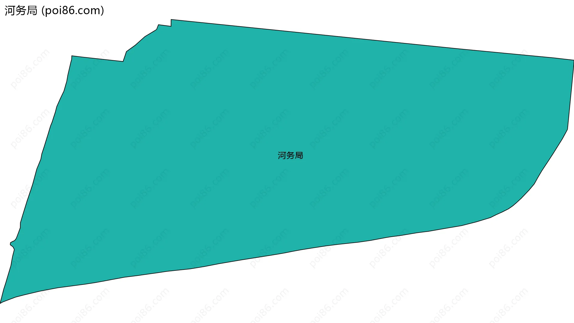 河务局边界地图