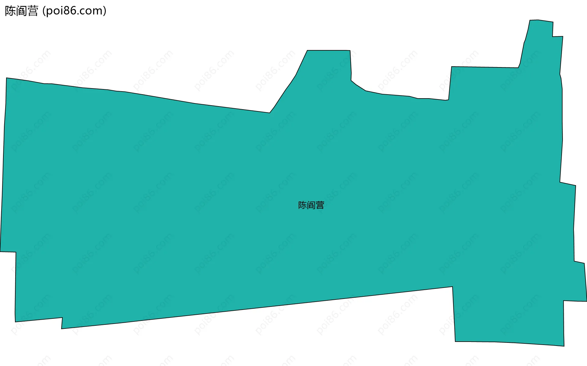 陈阎营边界地图