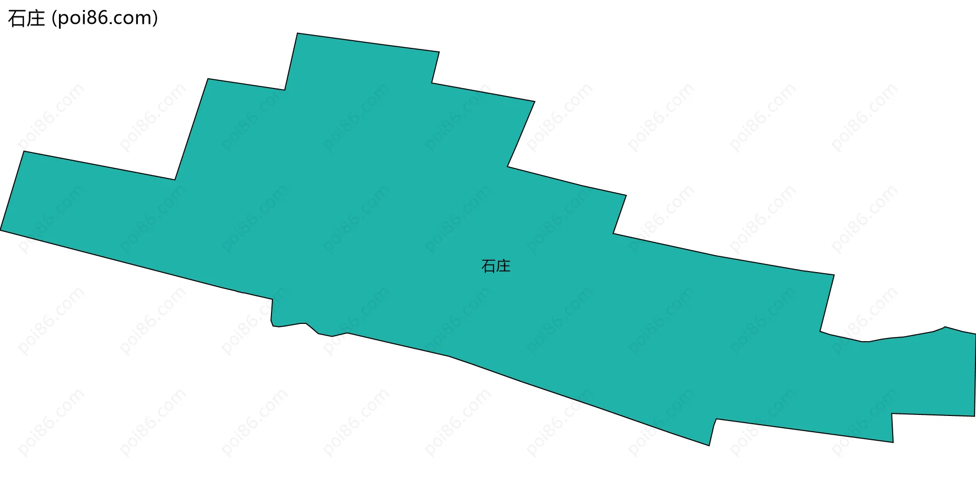 石庄边界地图