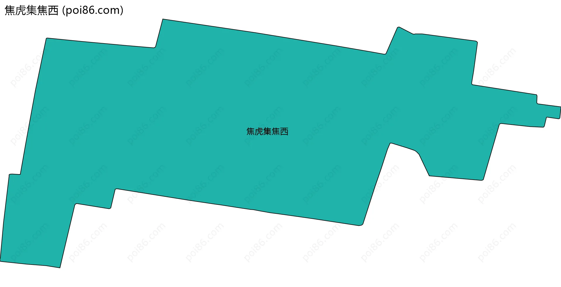 焦虎集焦西边界地图