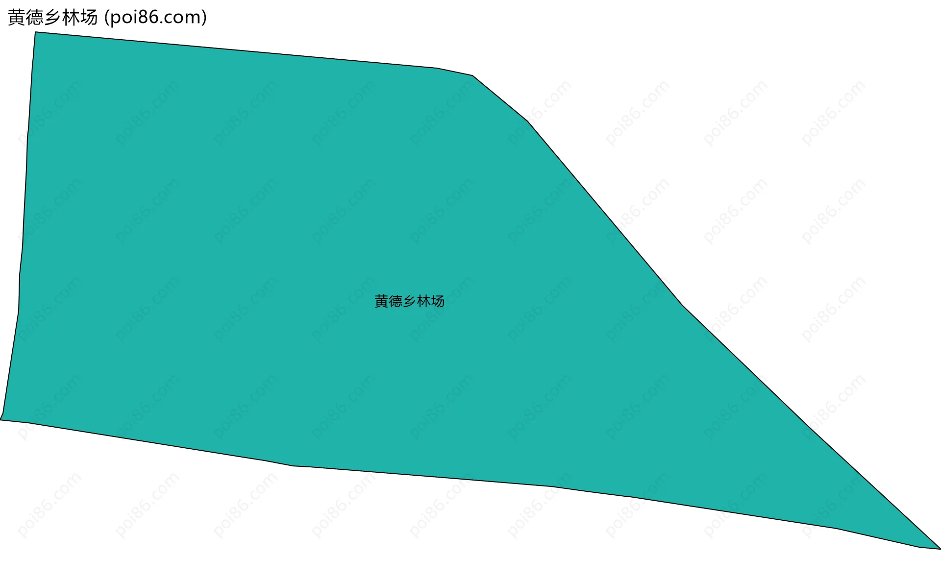 黄德乡林场边界地图