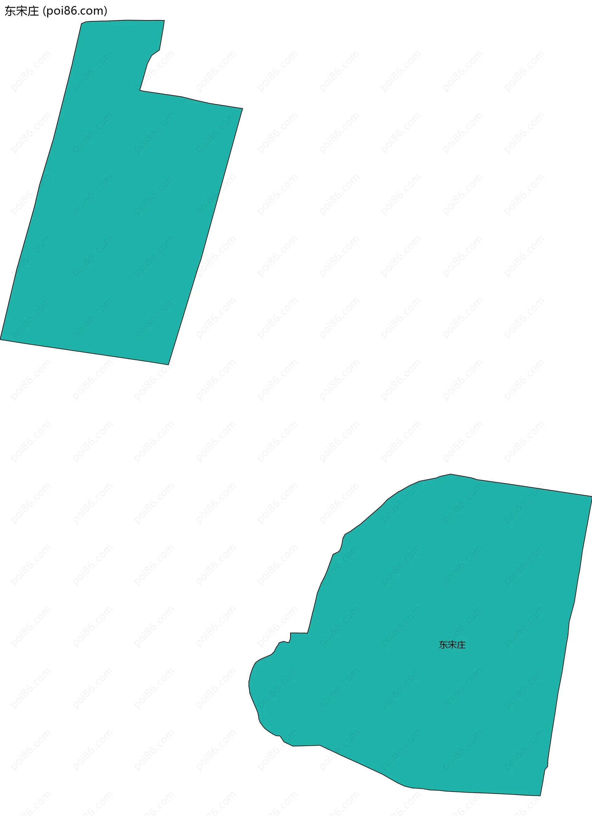 东宋庄边界地图