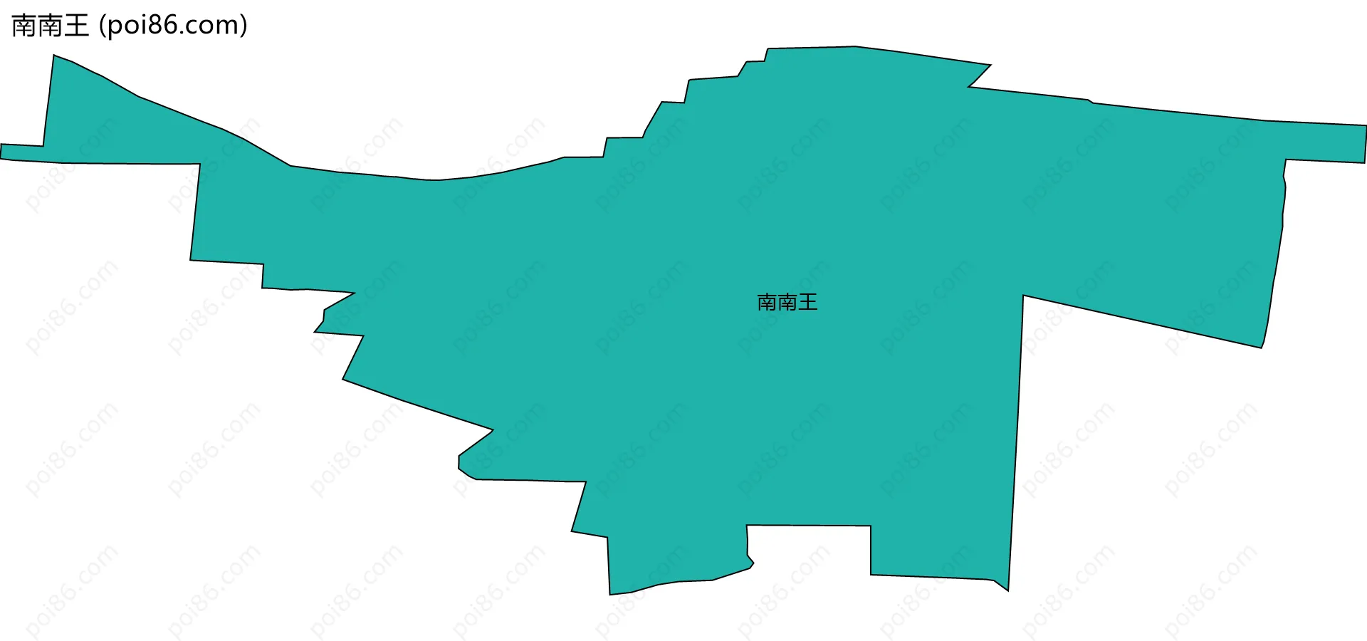 南南王边界地图