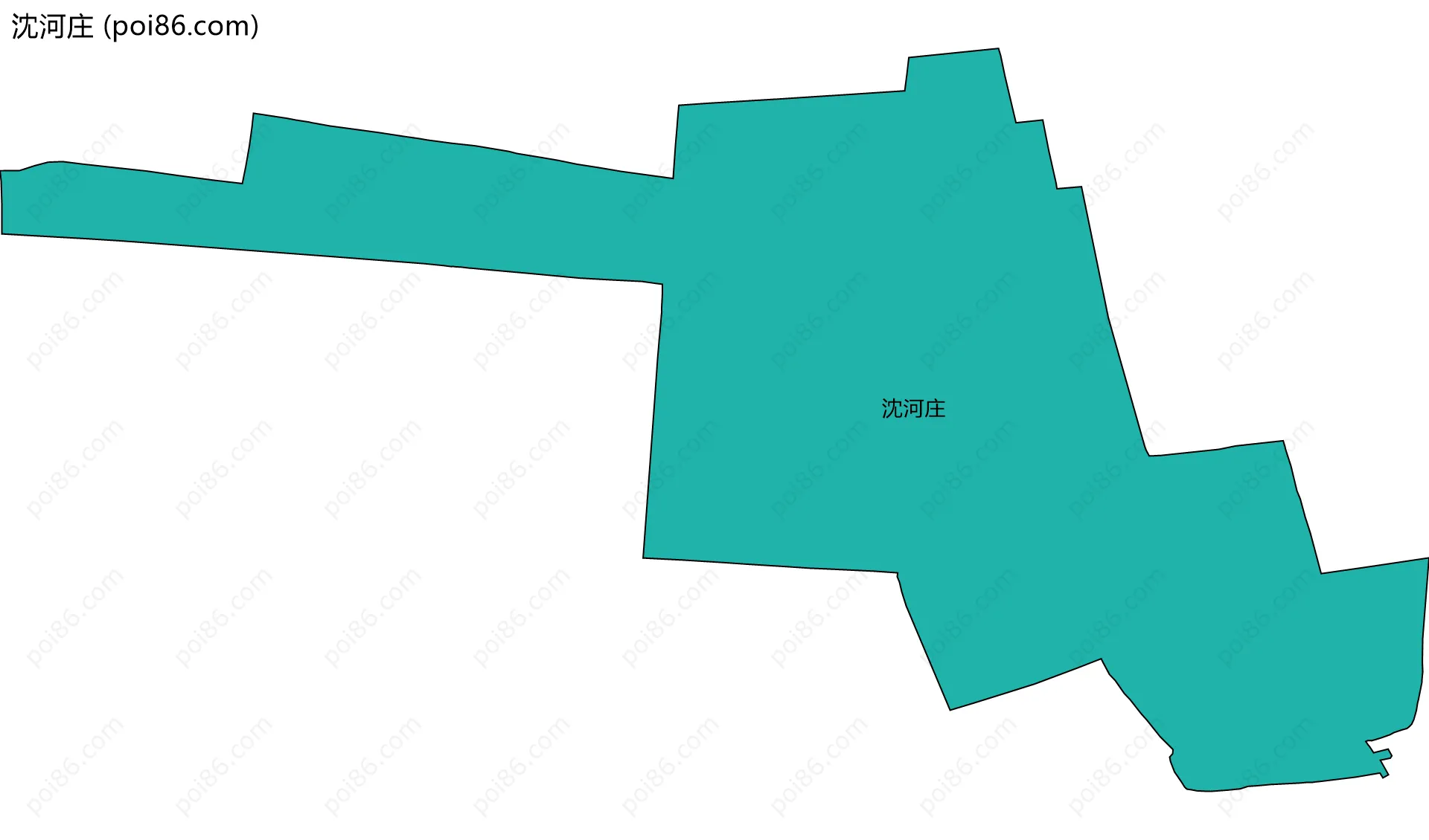 沈河庄边界地图