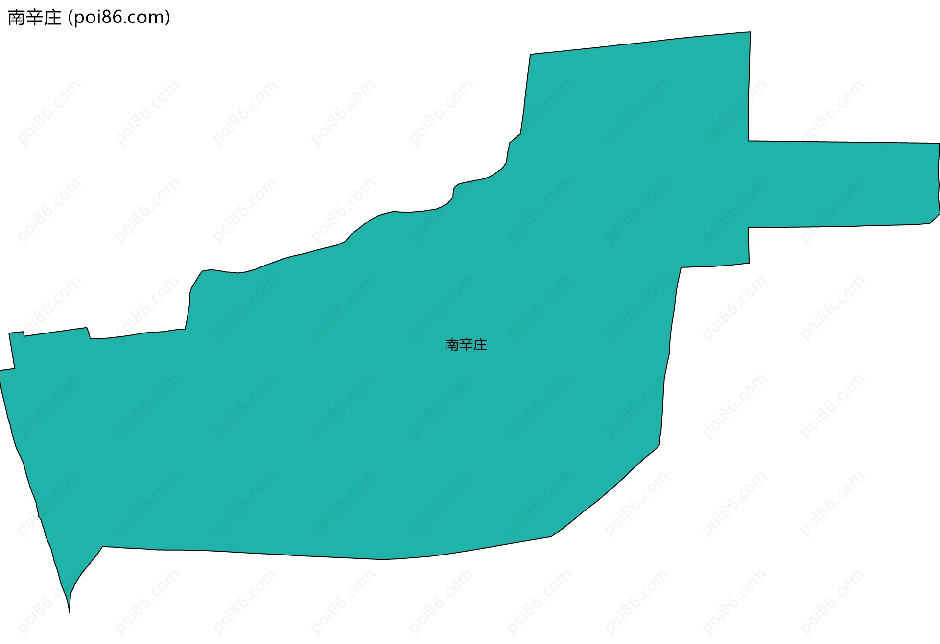 南辛庄边界地图