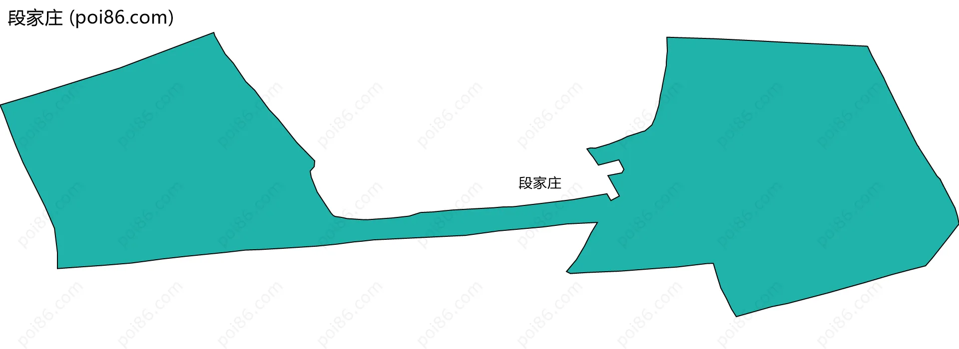 段家庄边界地图