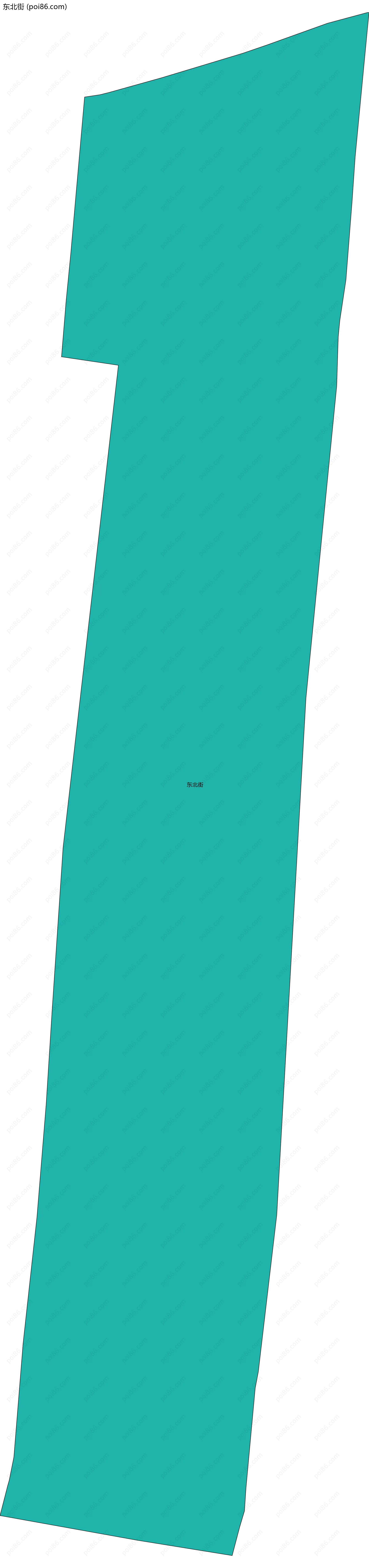 东北街边界地图