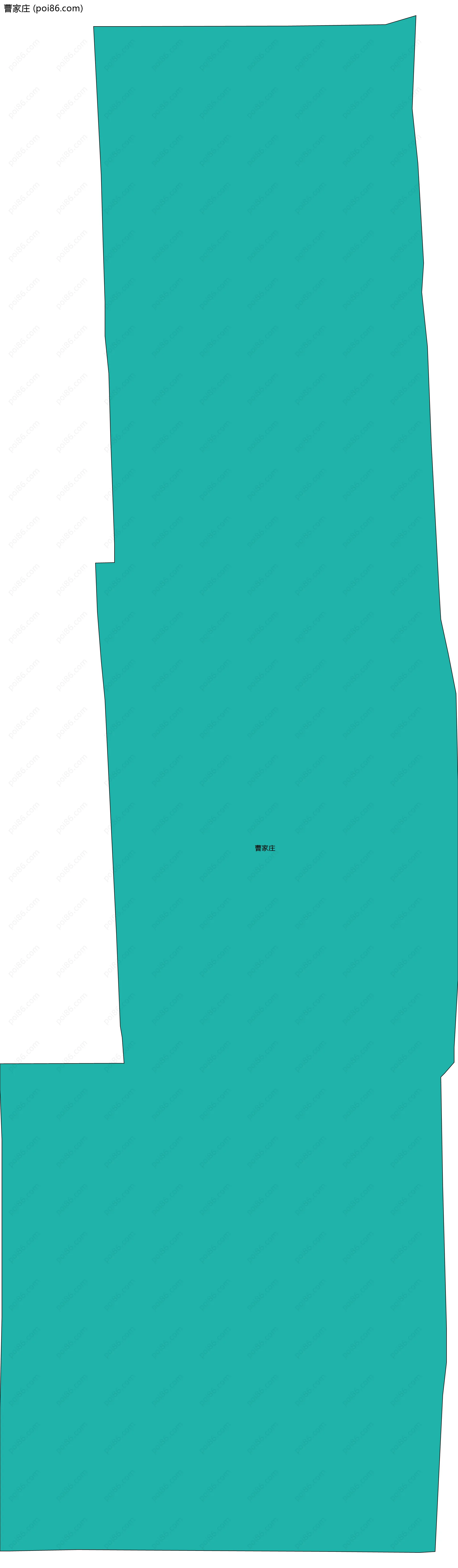 曹家庄边界地图