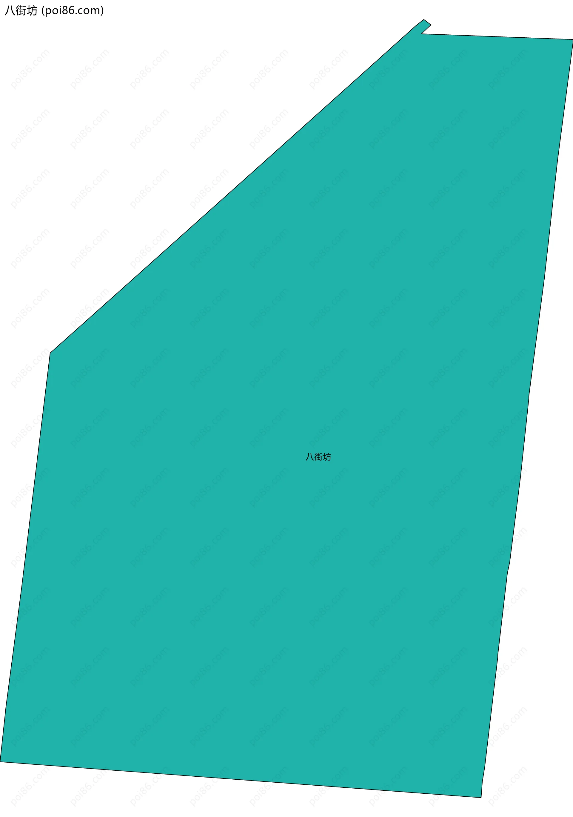 八街坊边界地图