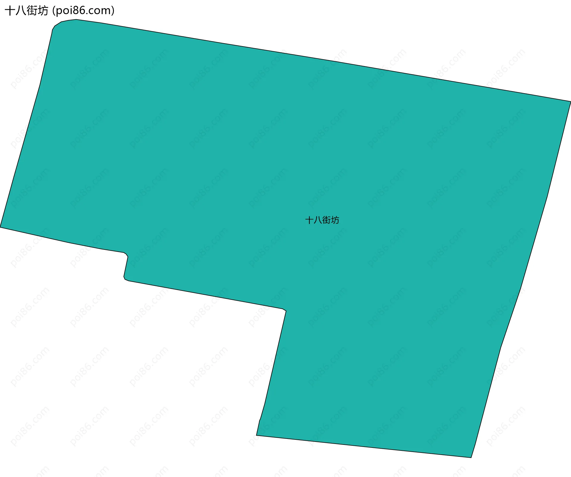 十八街坊边界地图