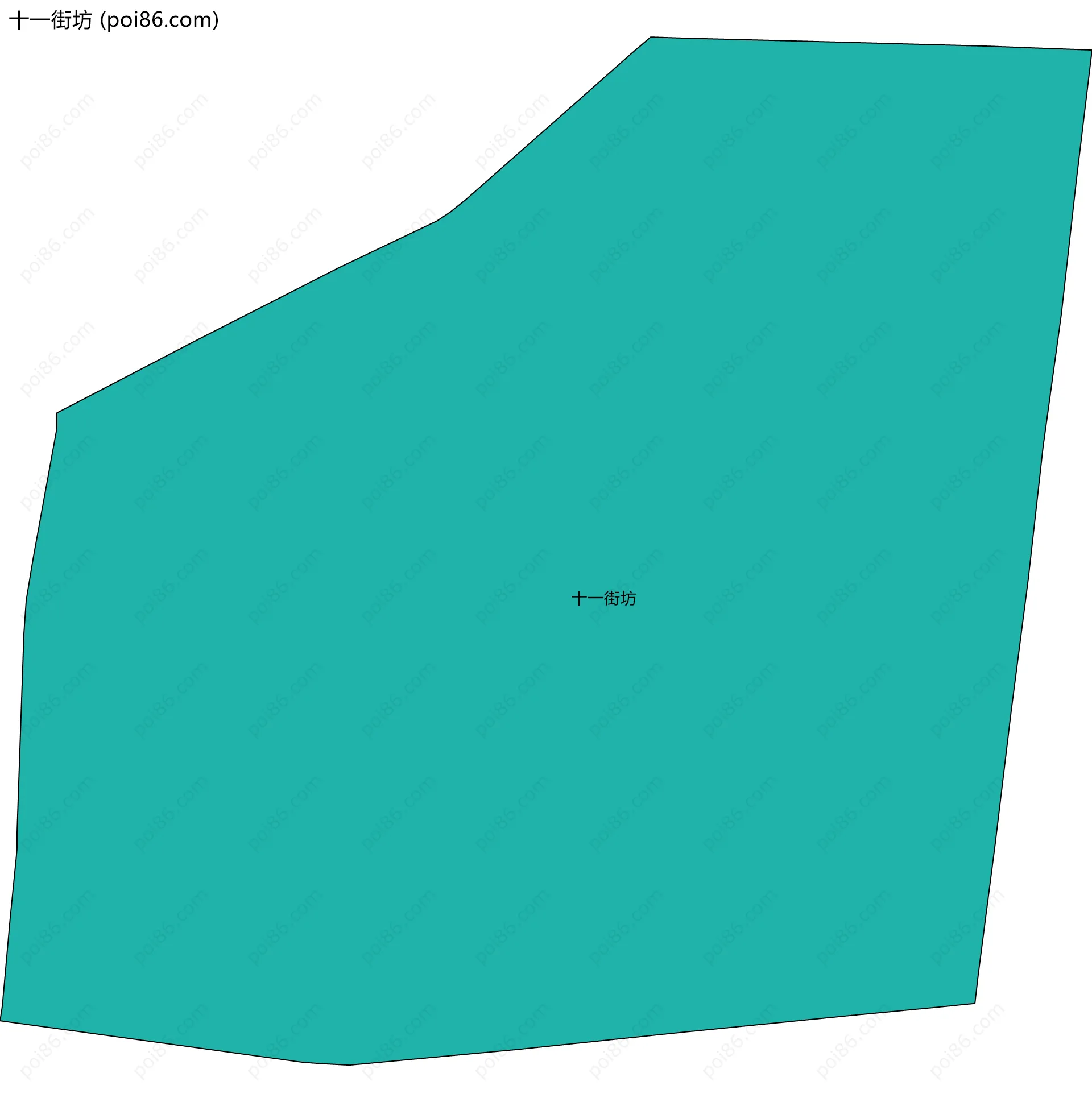 十一街坊边界地图