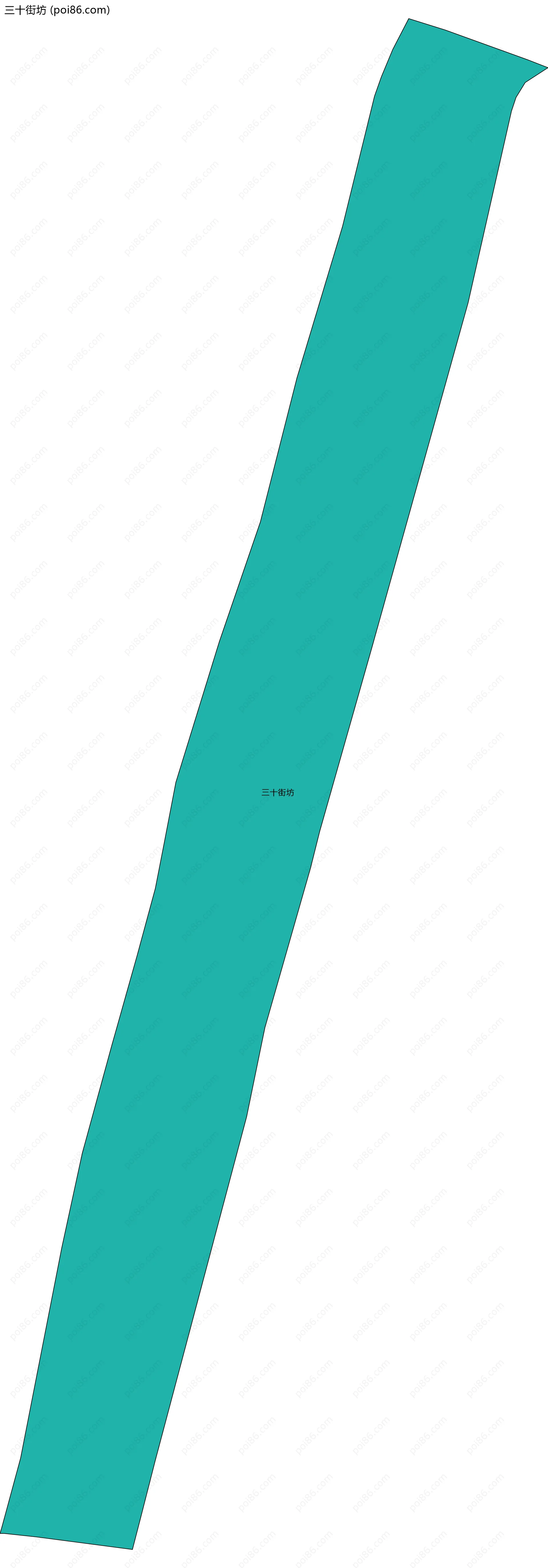 三十街坊边界地图