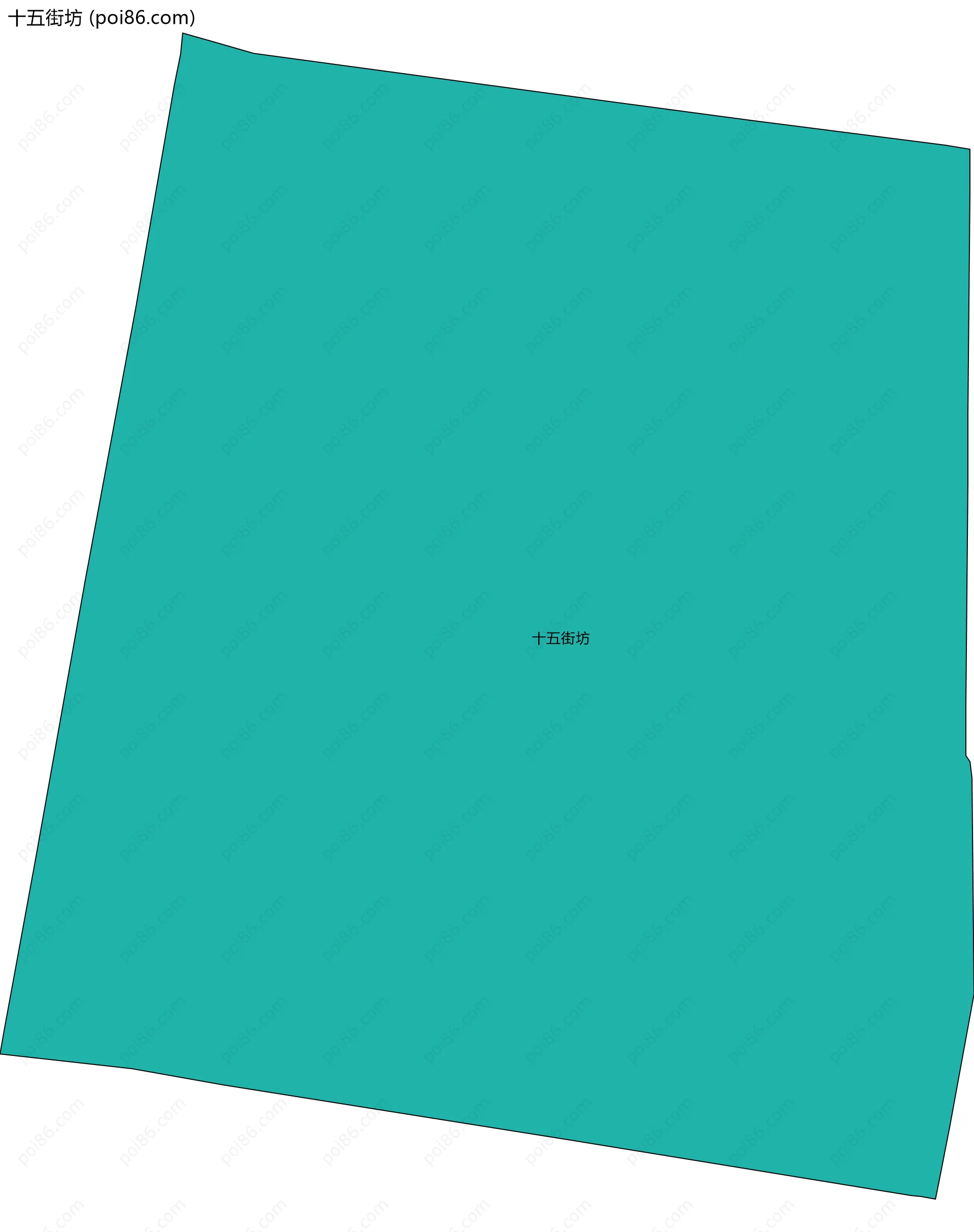 十五街坊边界地图