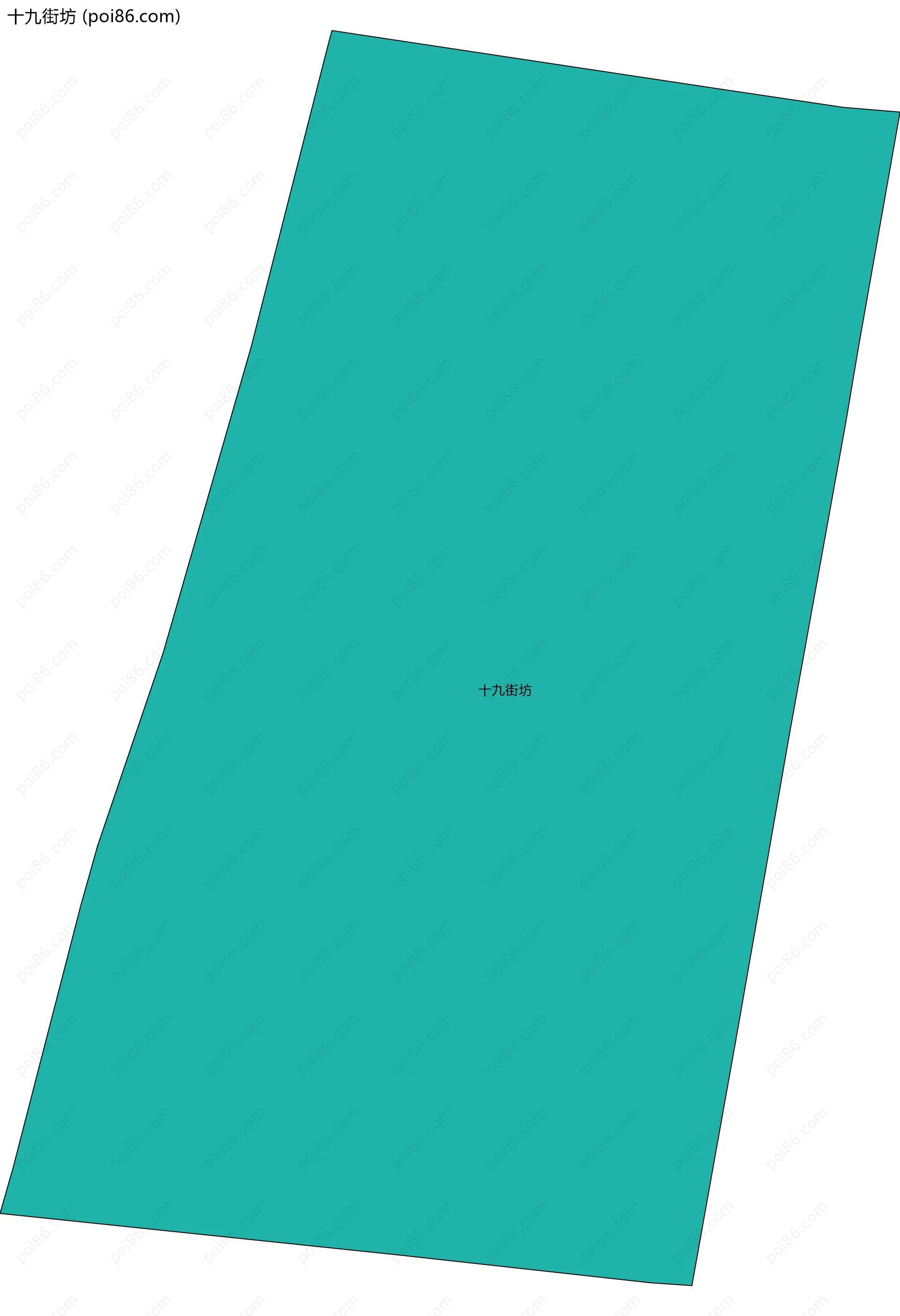 十九街坊边界地图