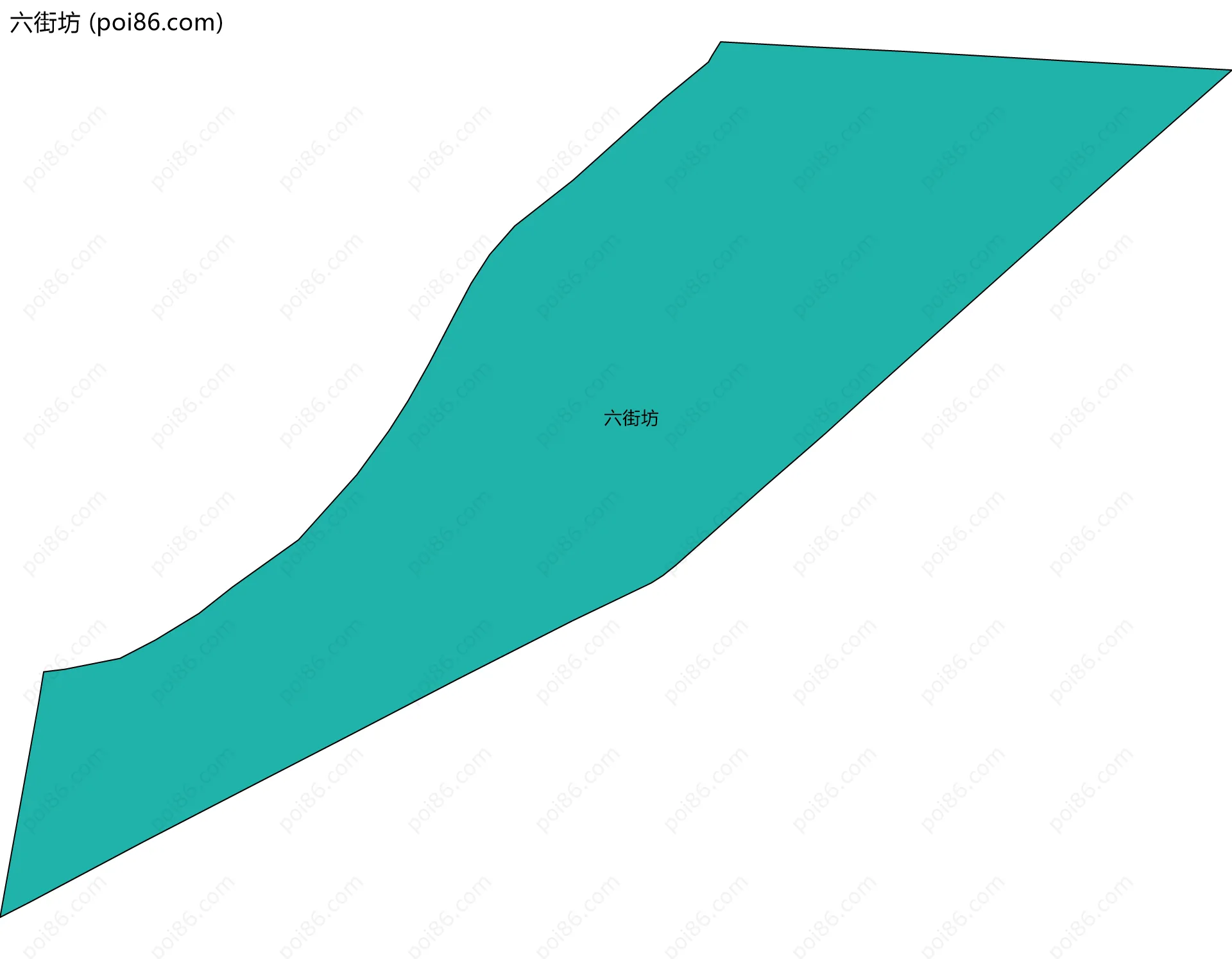 六街坊边界地图