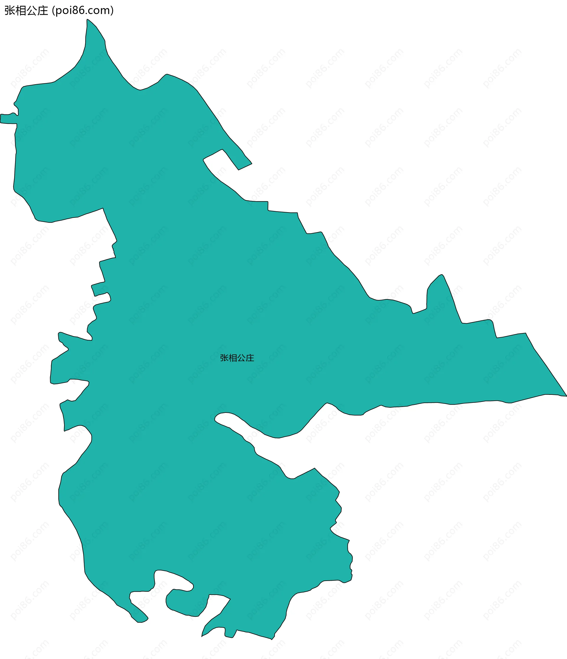 张相公庄边界地图