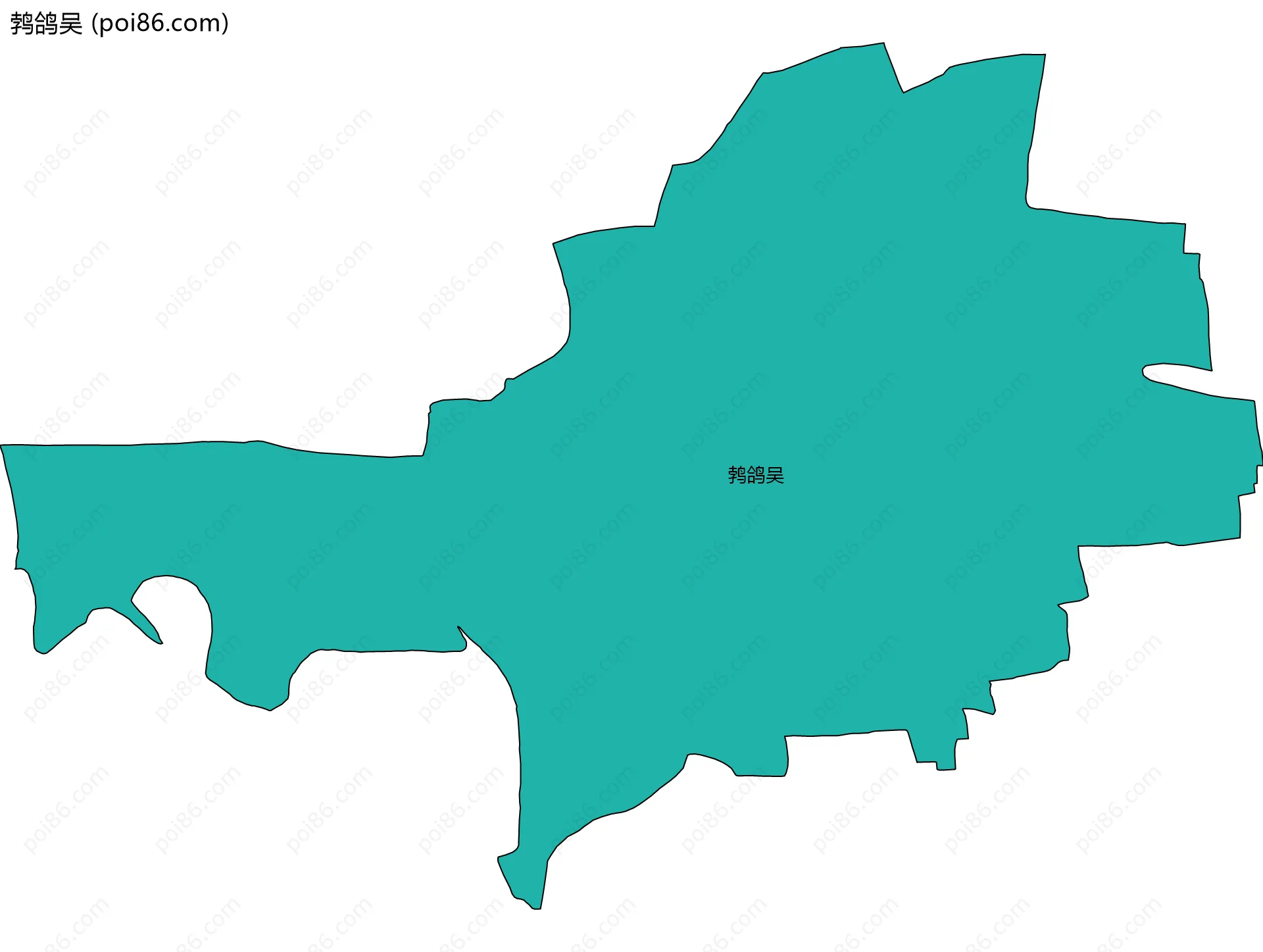 鹁鸽吴边界地图