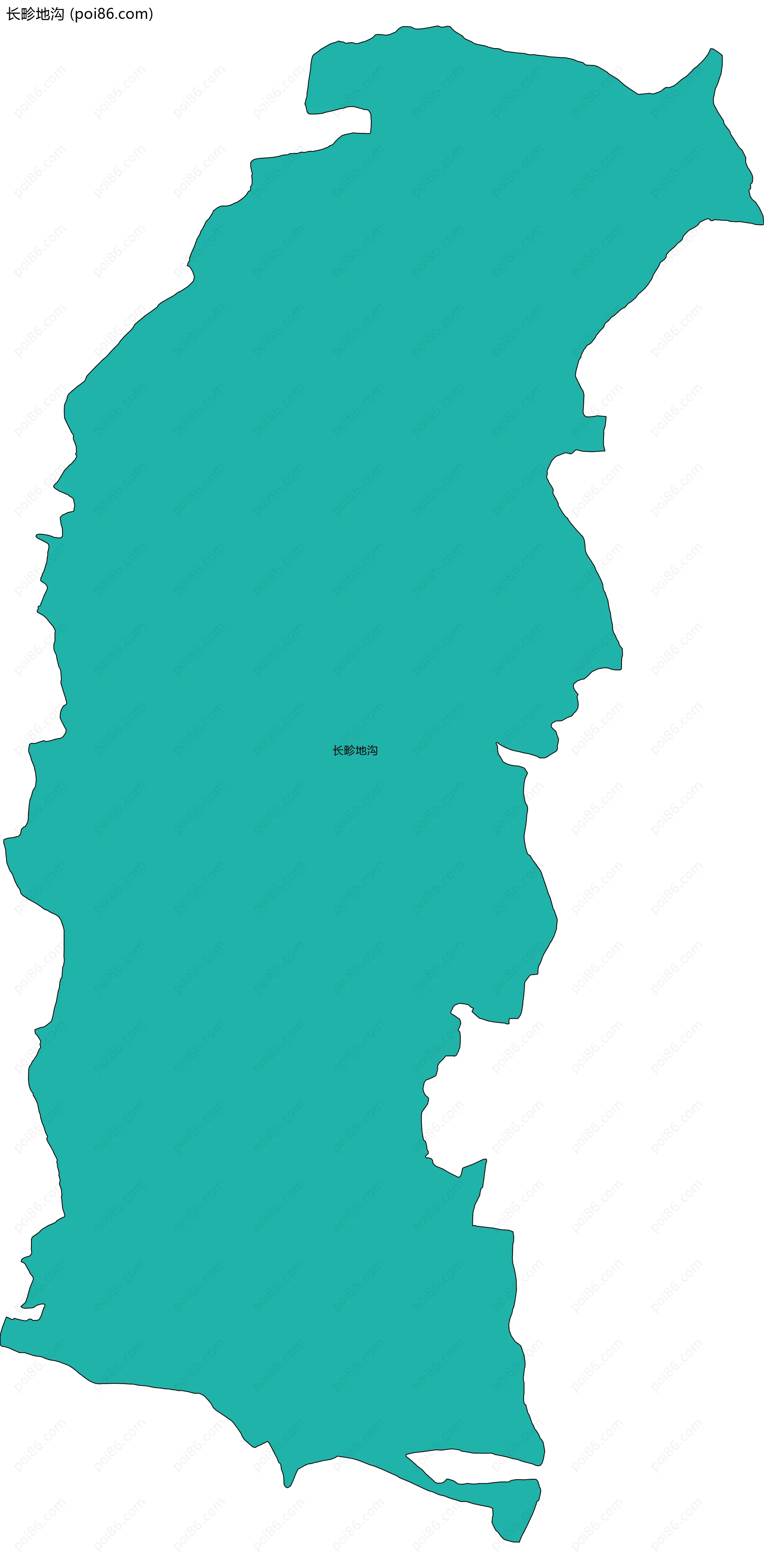 长畛地沟边界地图