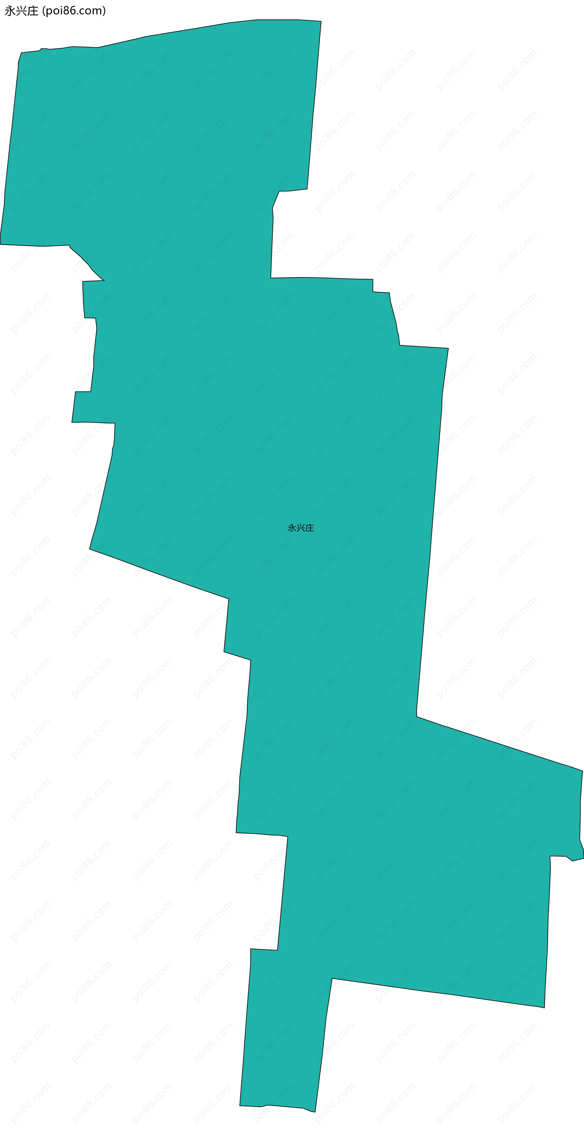 永兴庄边界地图