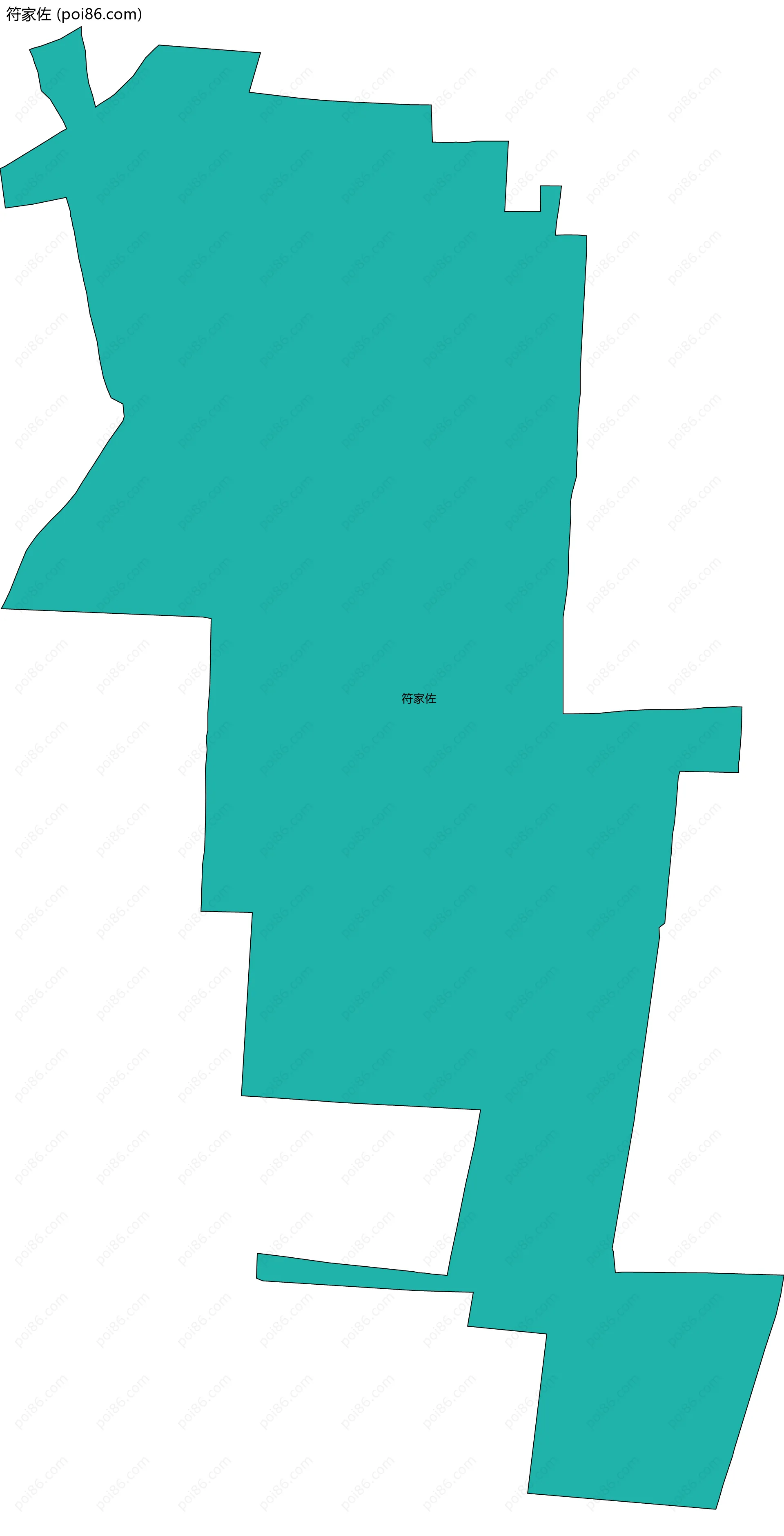 符家佐边界地图