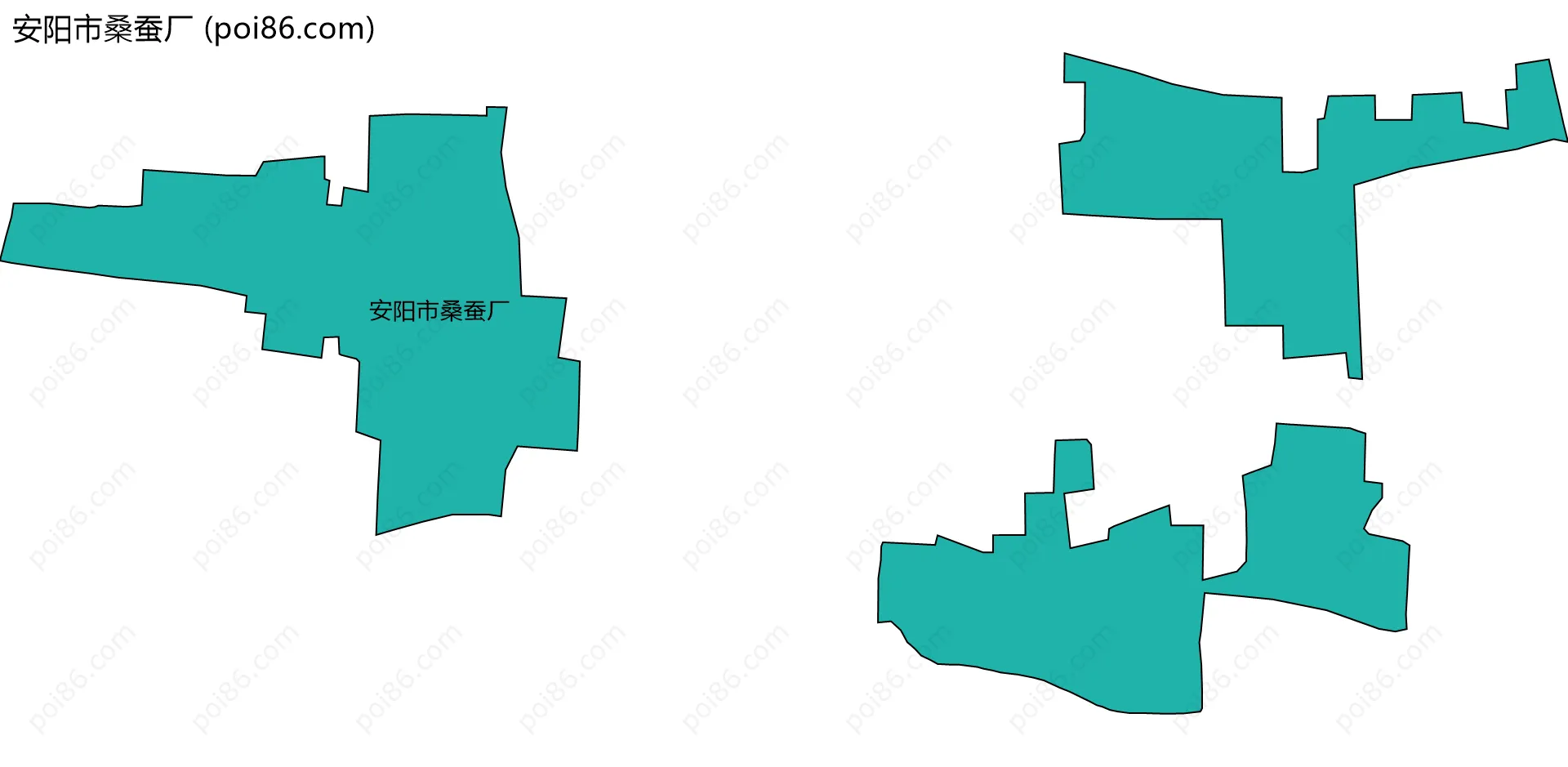 安阳市桑蚕厂边界地图