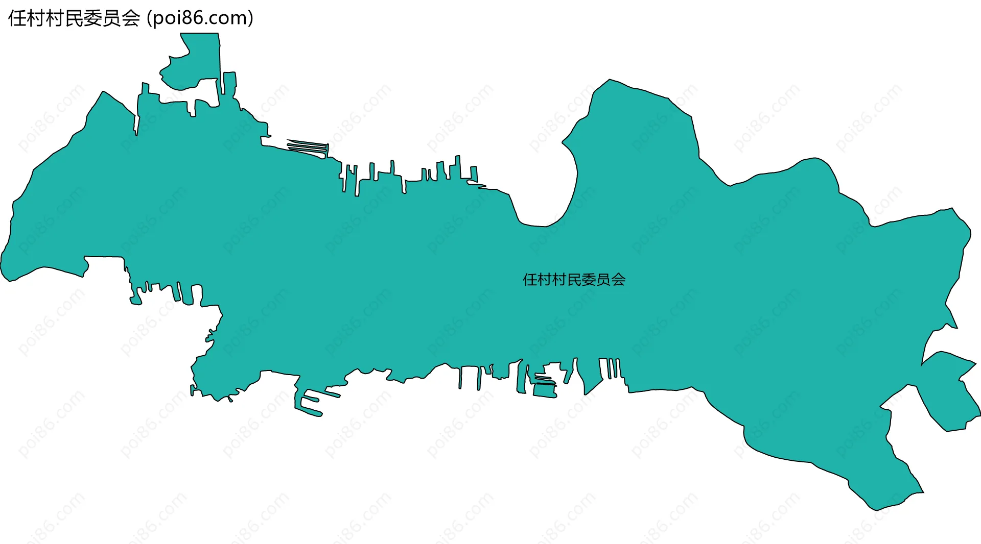 任村村民委员会边界地图