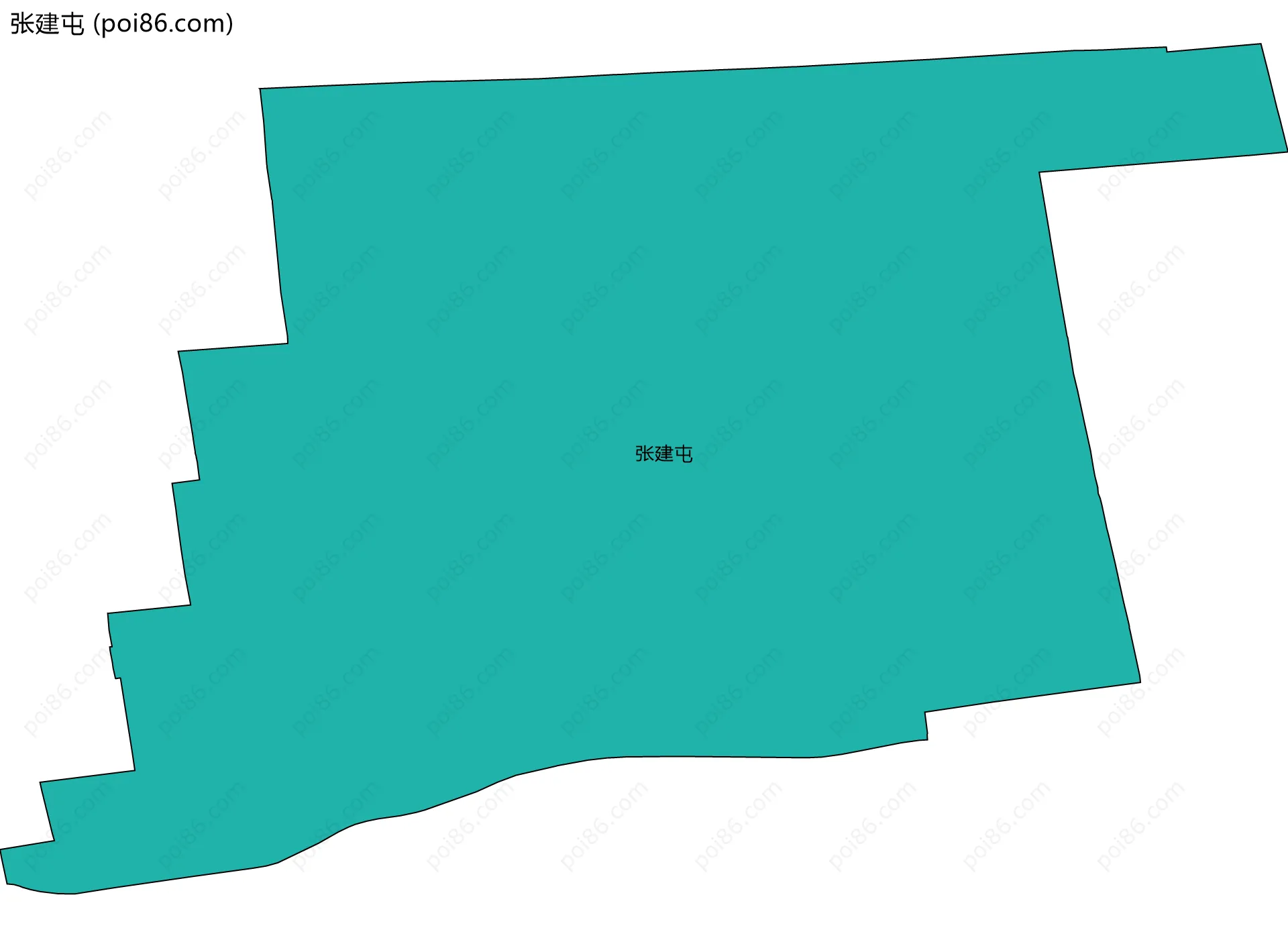 张建屯边界地图