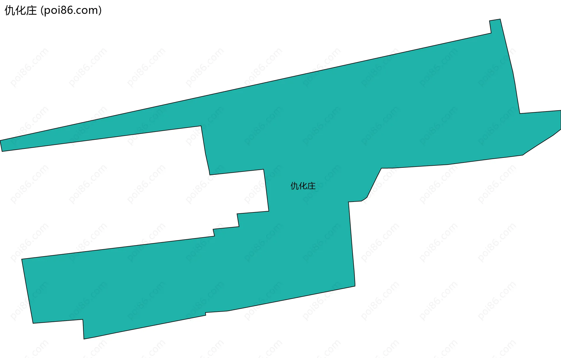 仇化庄边界地图