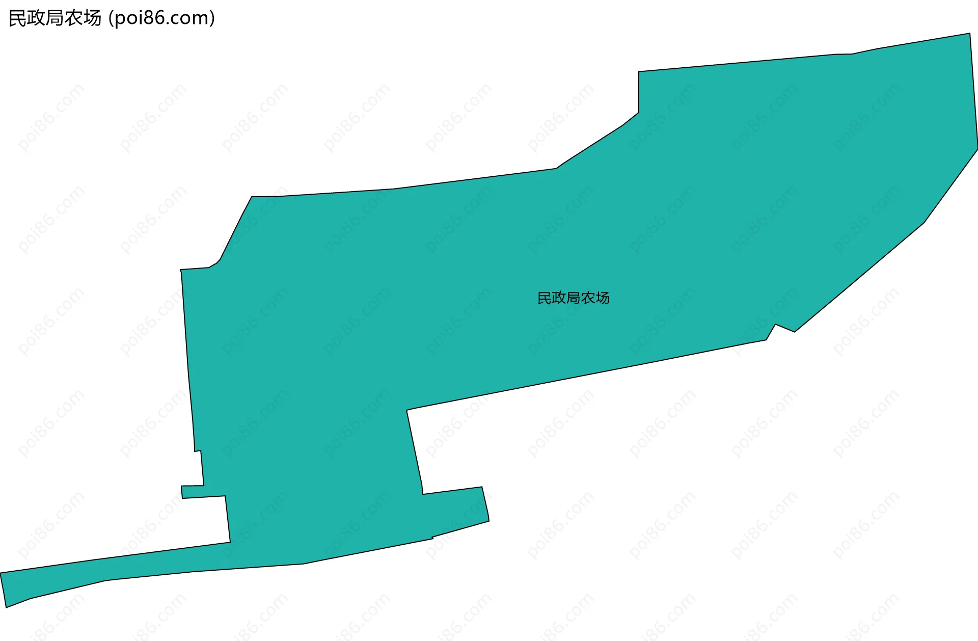 民政局农场边界地图