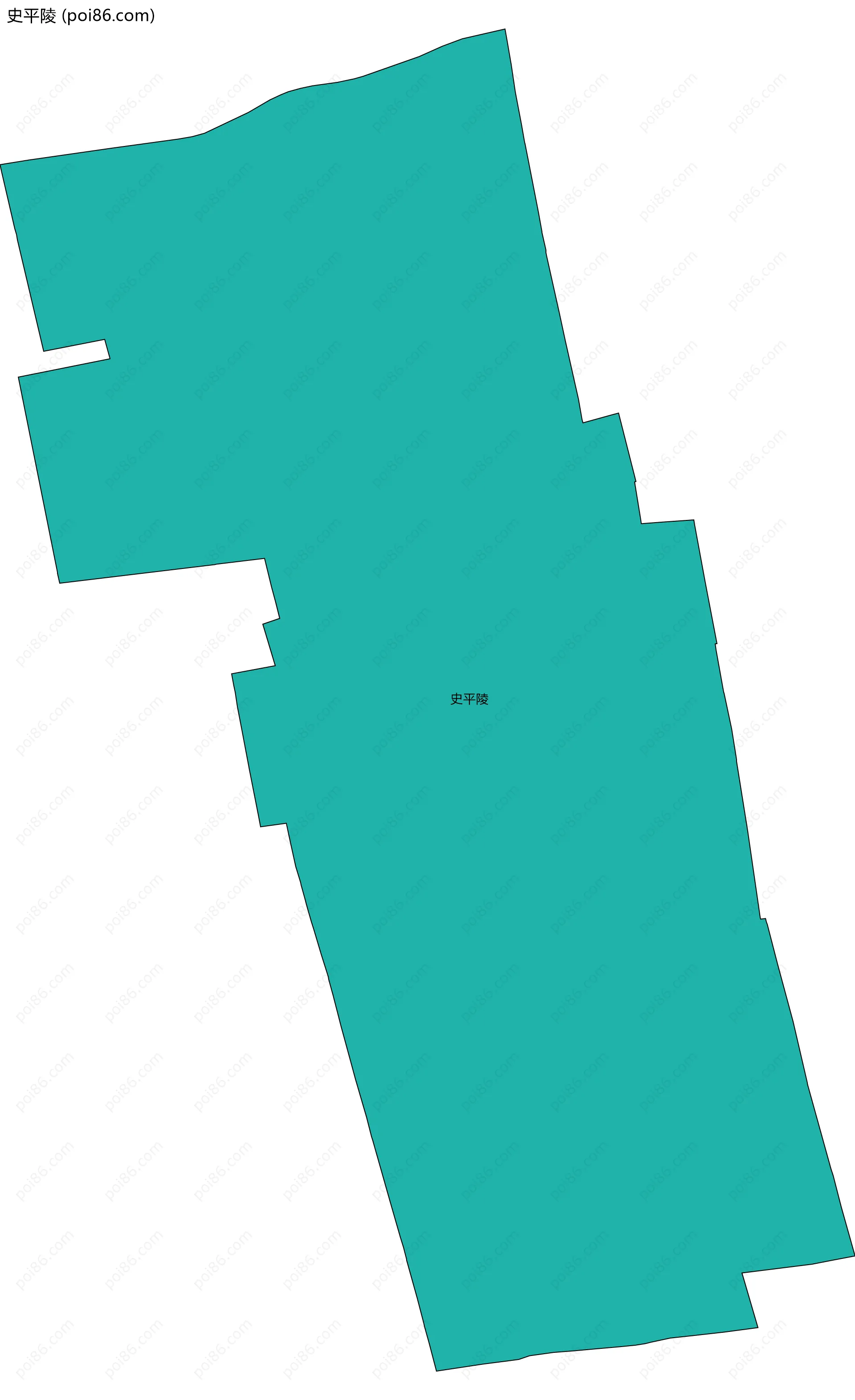 史平陵边界地图