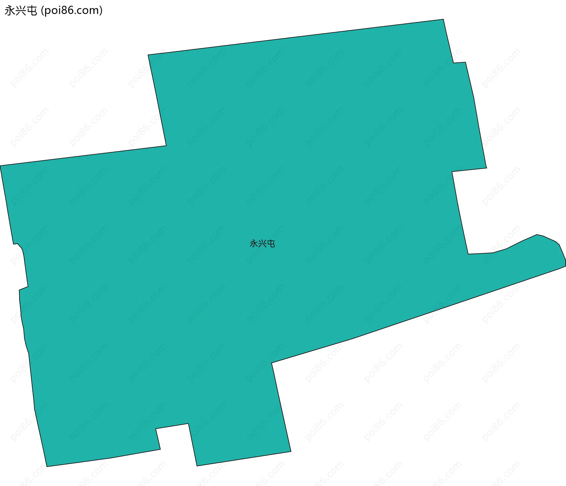 永兴屯边界地图