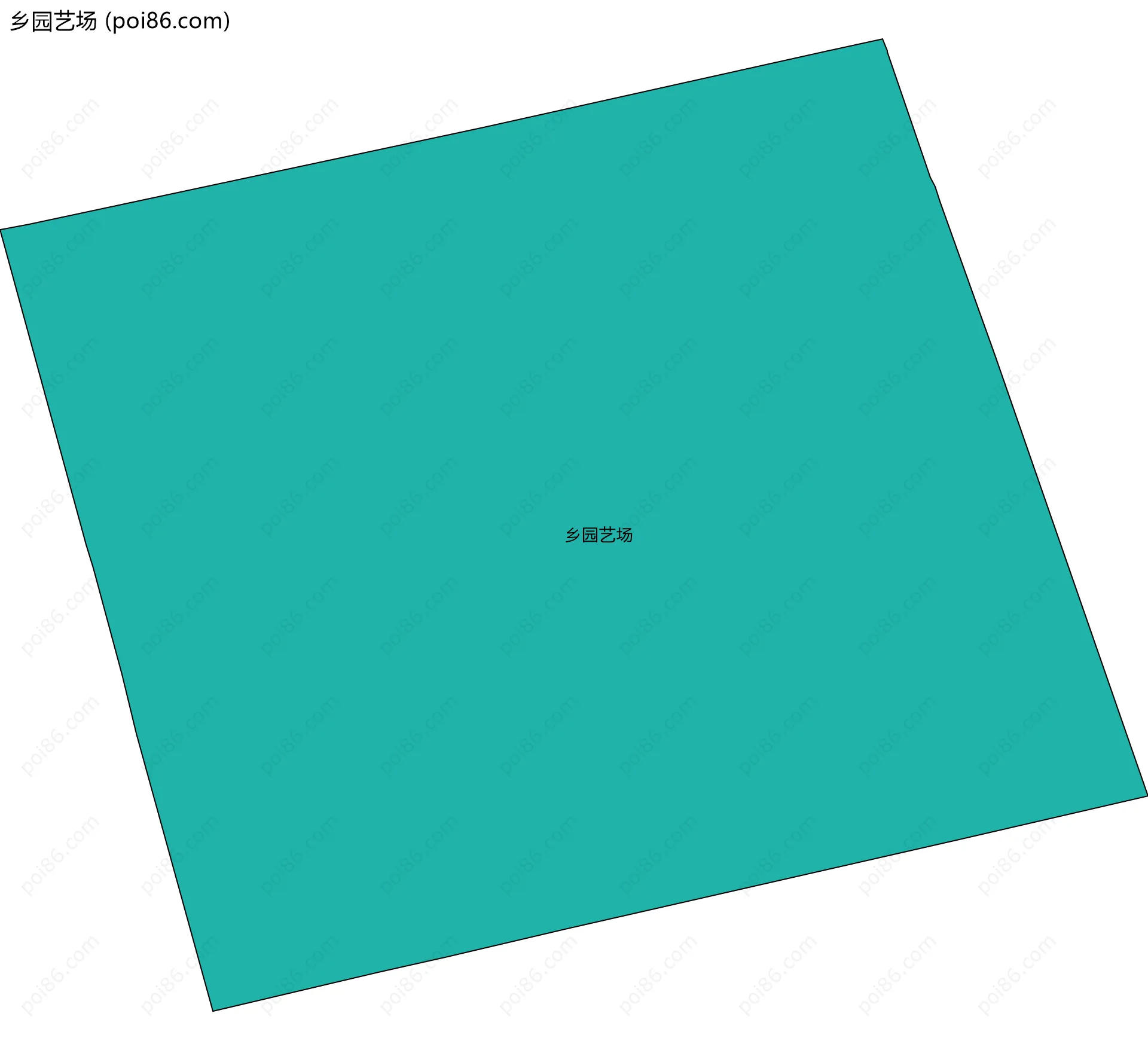 乡园艺场边界地图