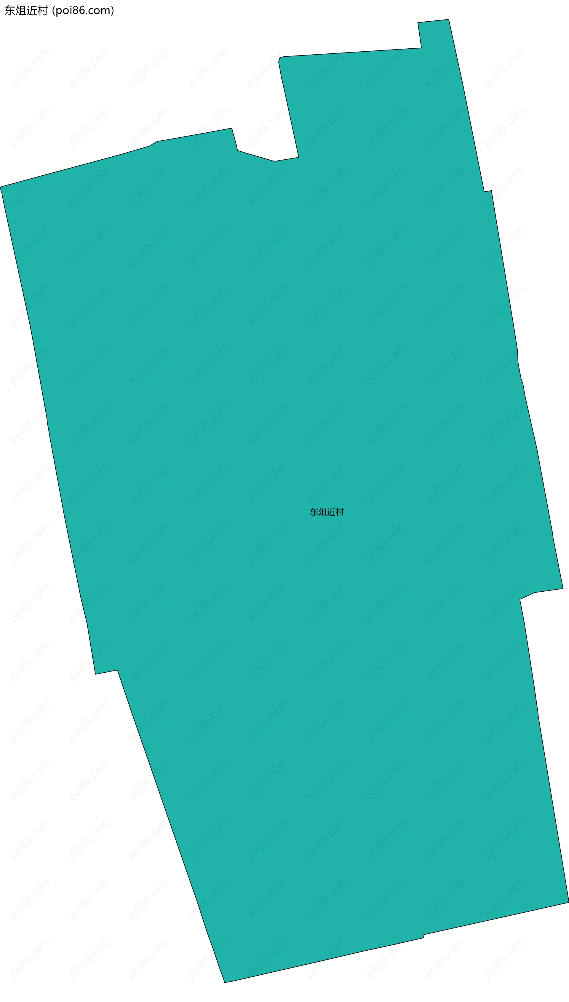 东俎近村边界地图