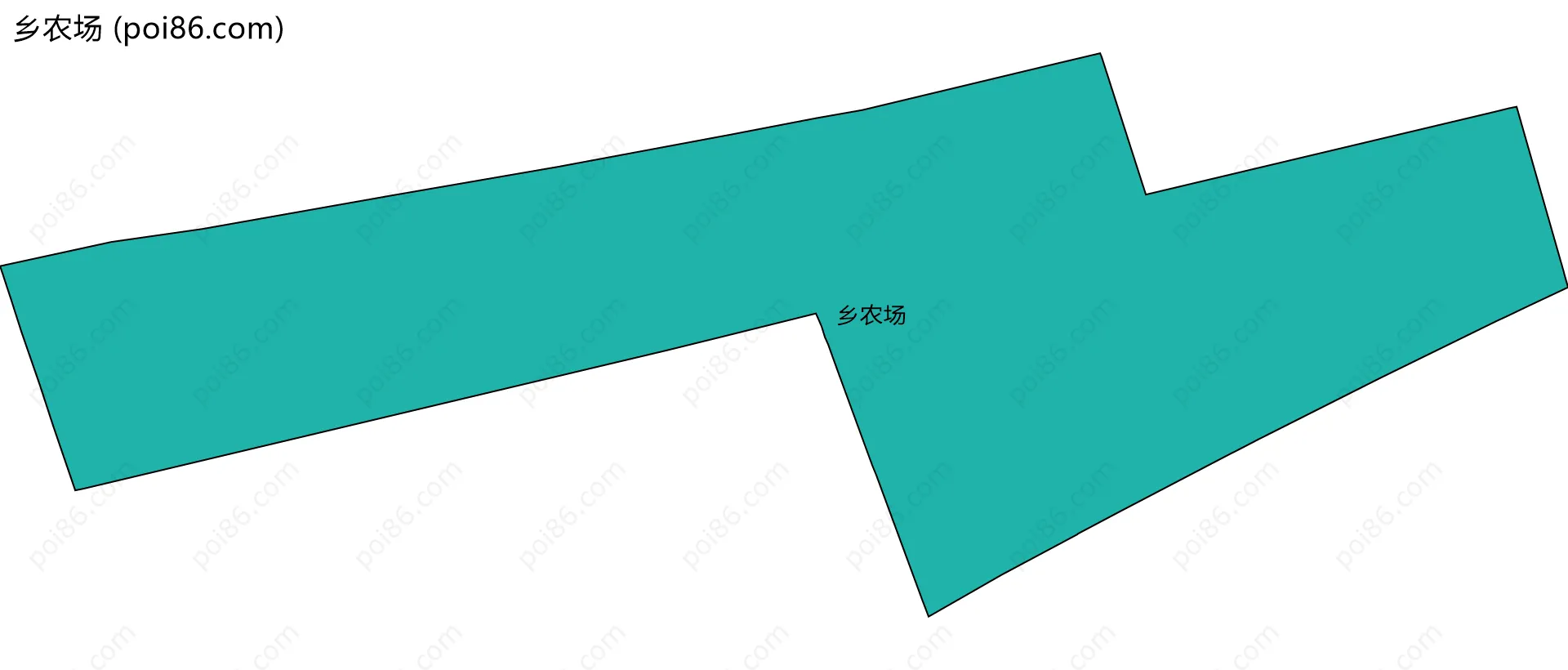 乡农场边界地图