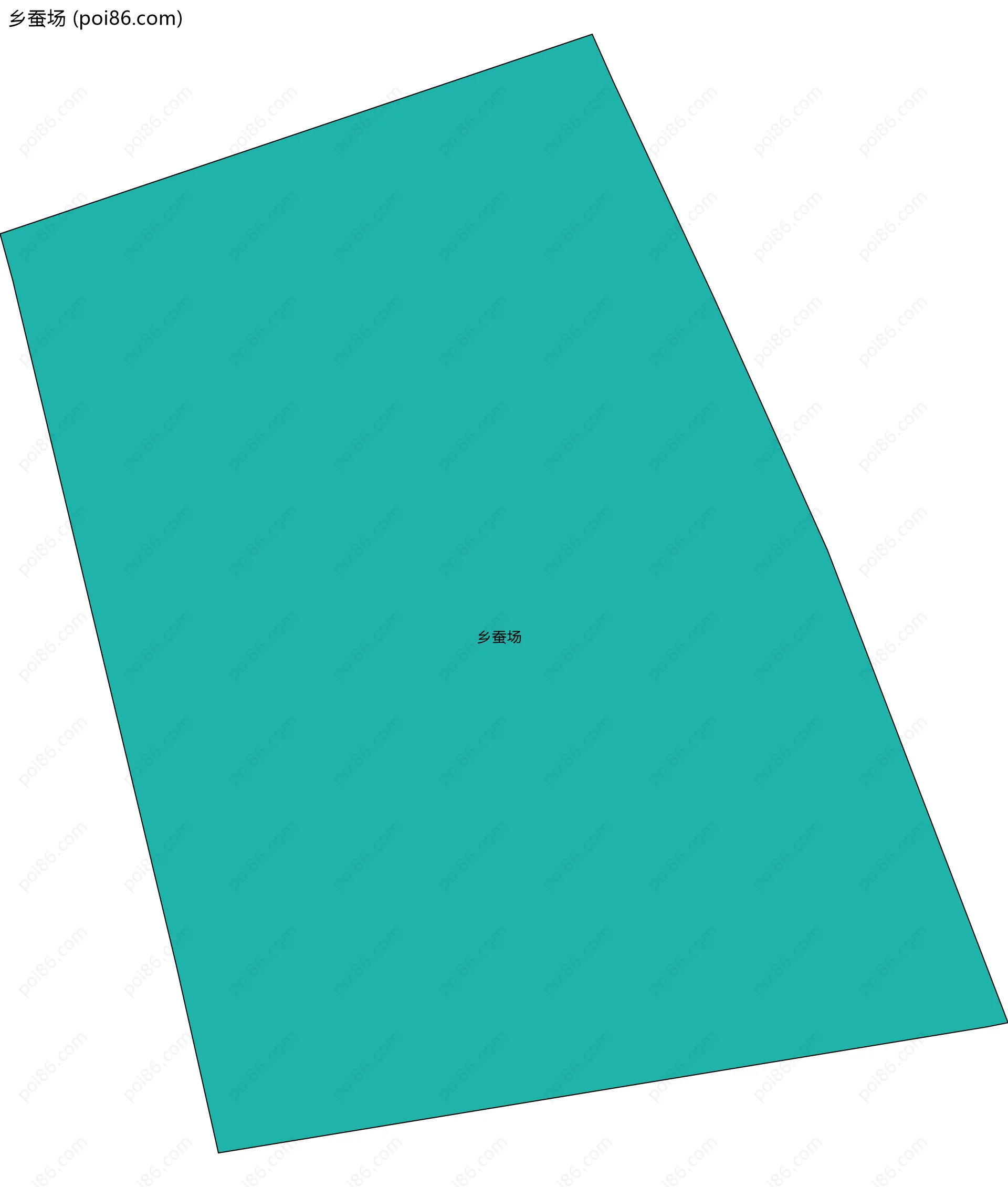 乡蚕场边界地图