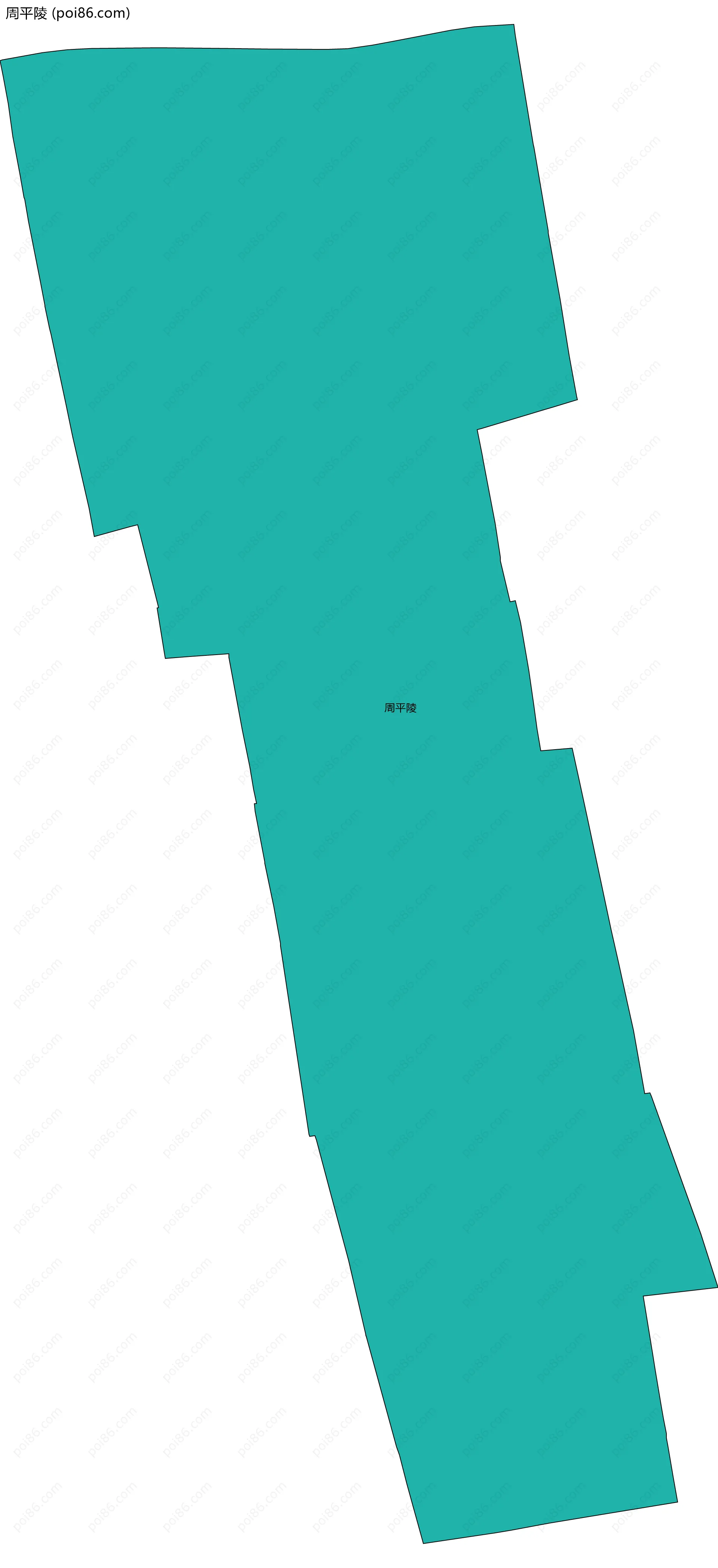 周平陵边界地图