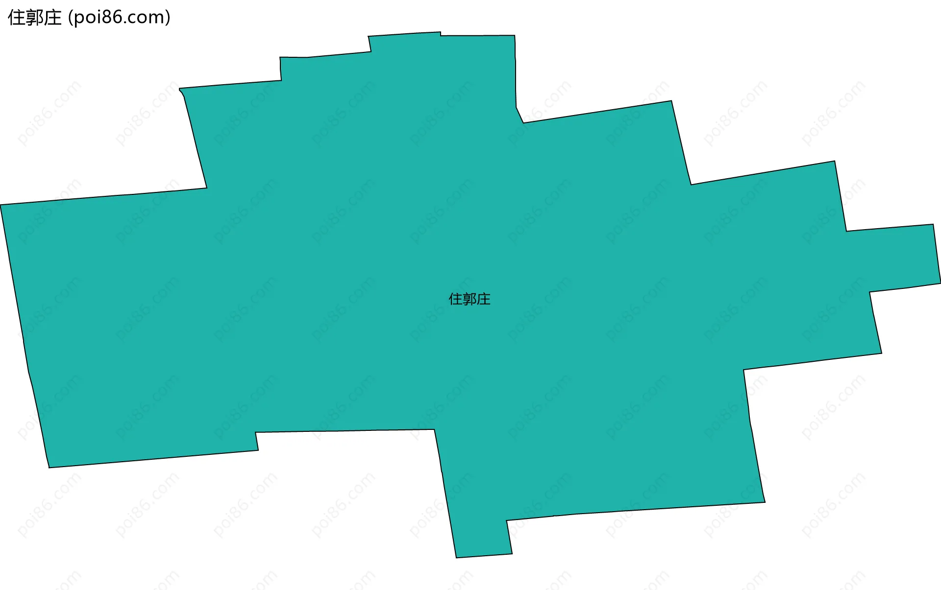 住郭庄边界地图