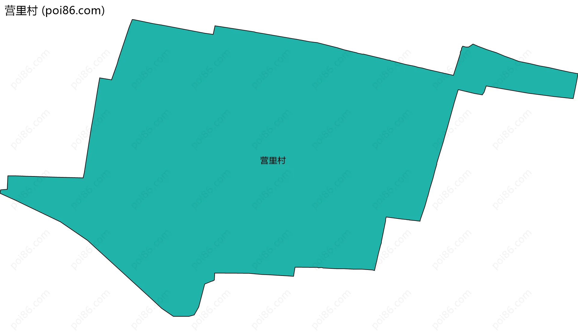 营里村边界地图