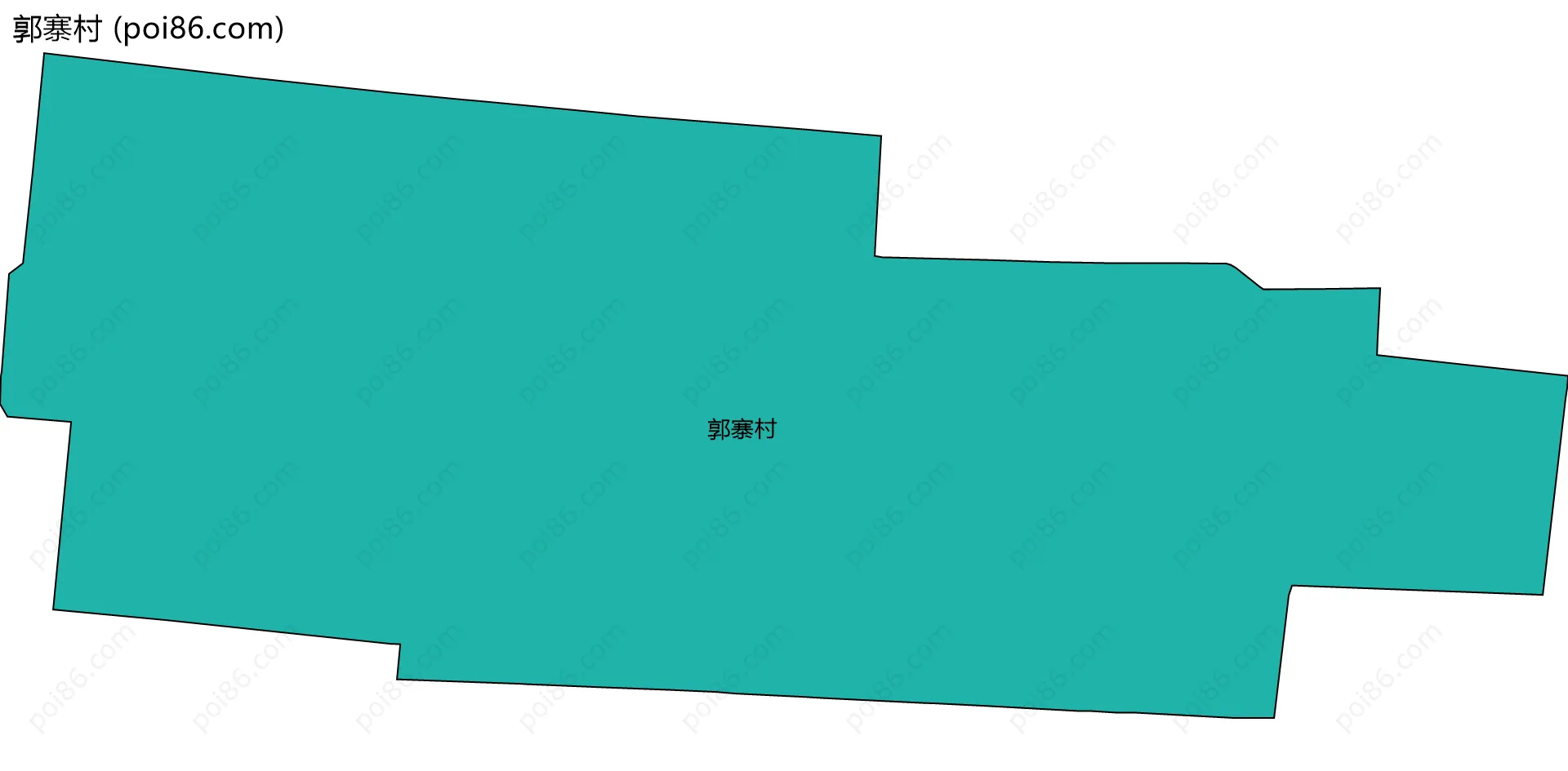 郭寨村边界地图