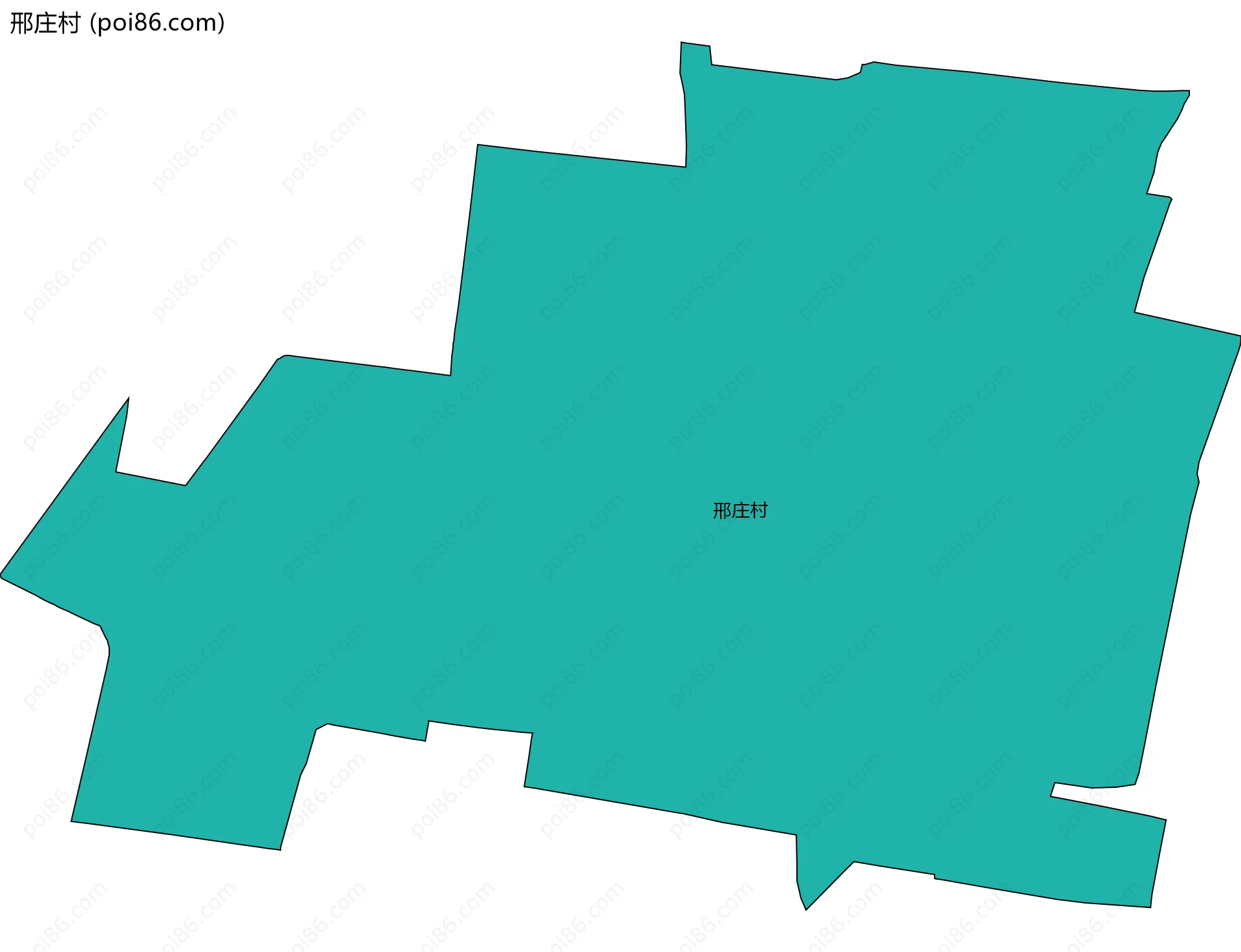 邢庄村边界地图