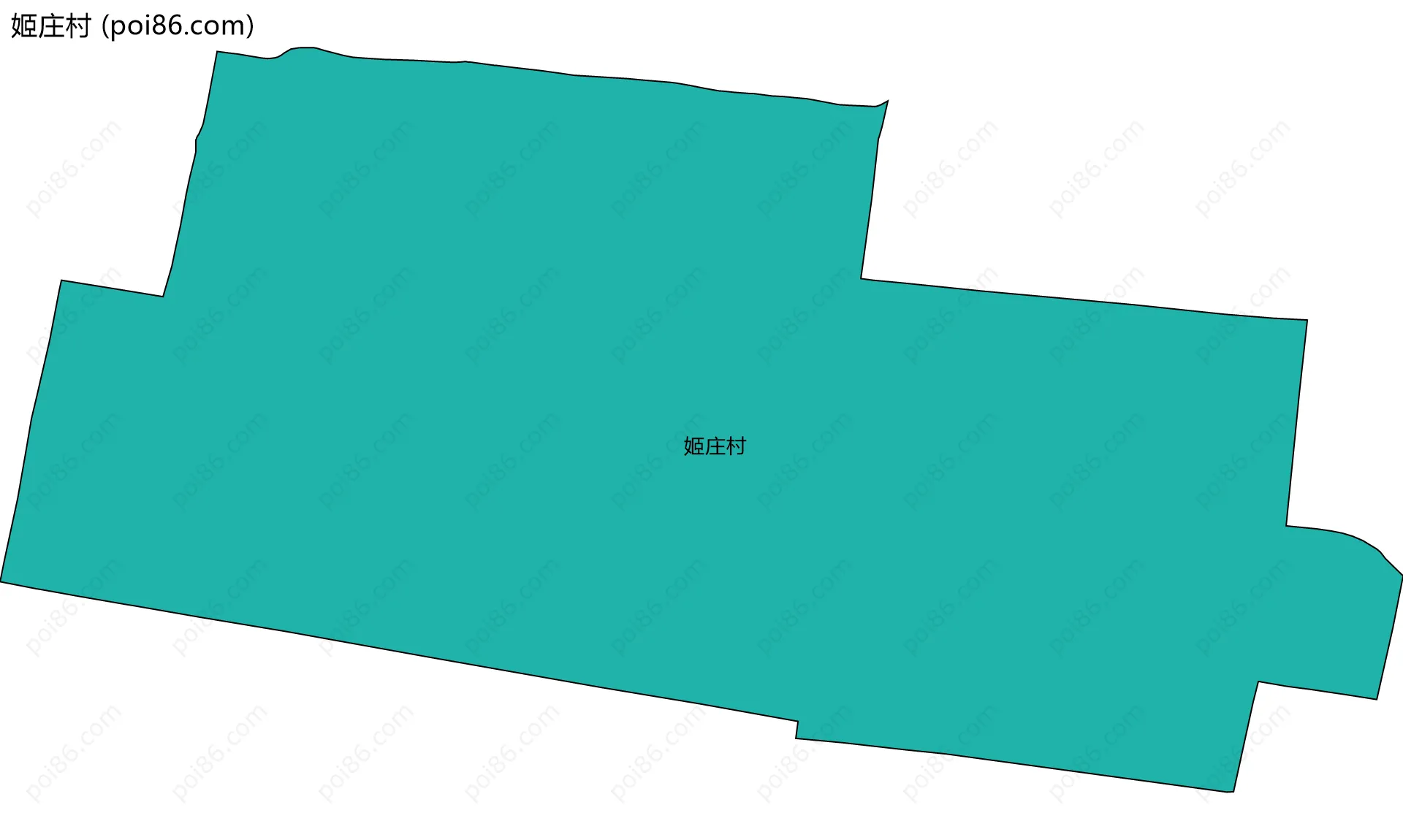 姬庄村边界地图