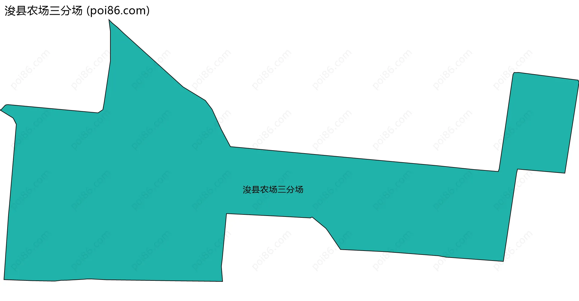 浚县农场三分场边界地图