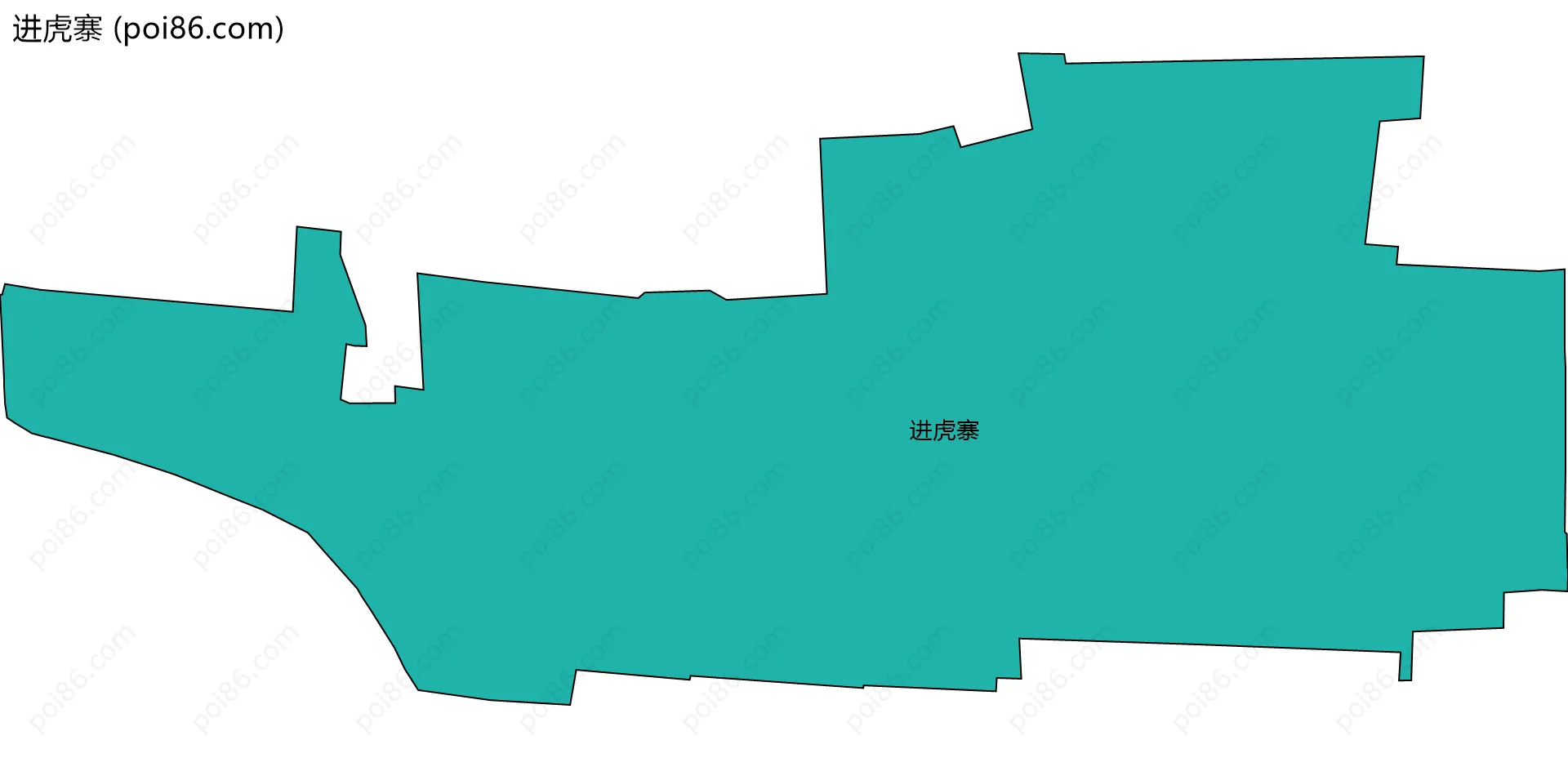 进虎寨边界地图