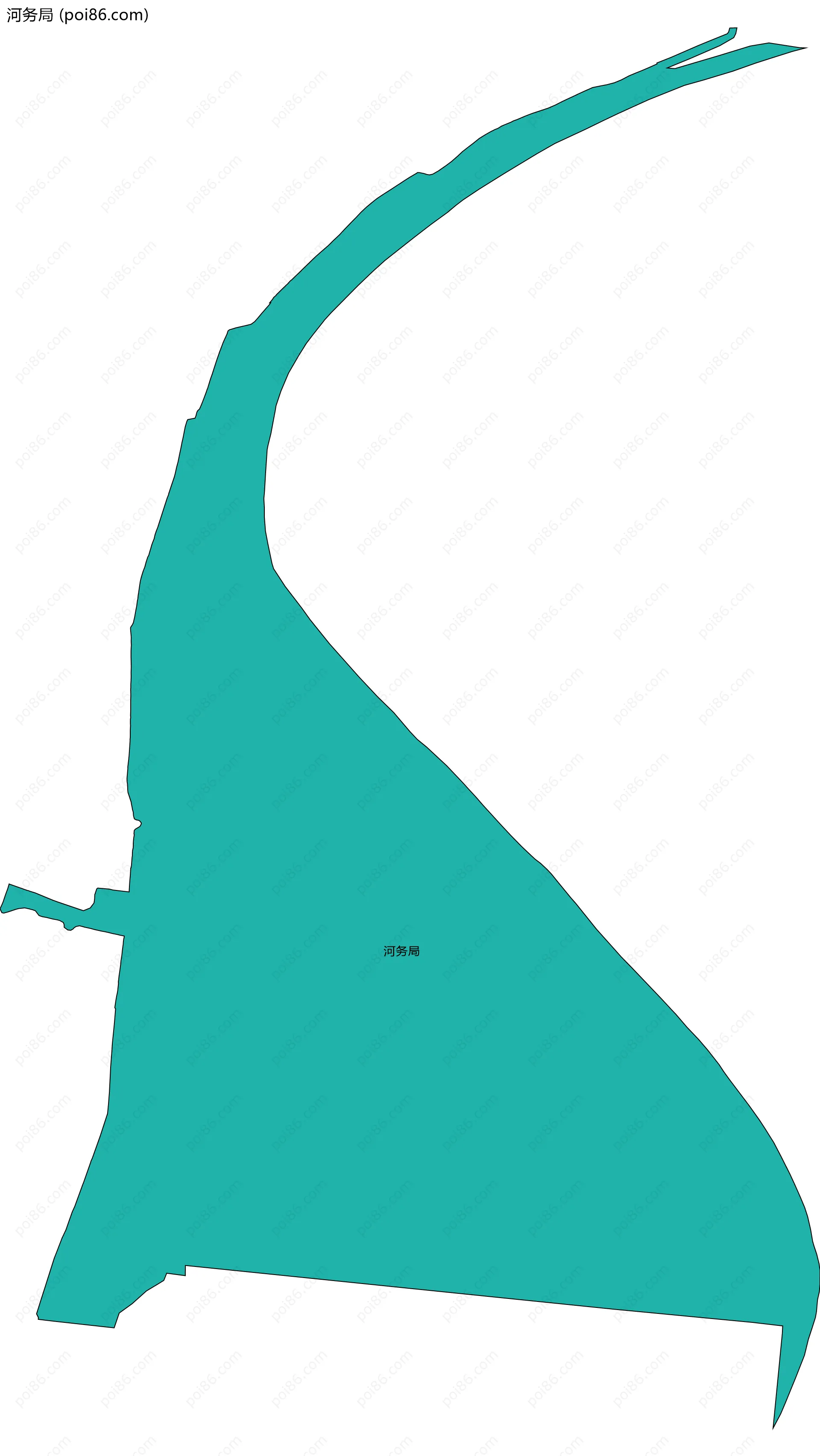 河务局边界地图
