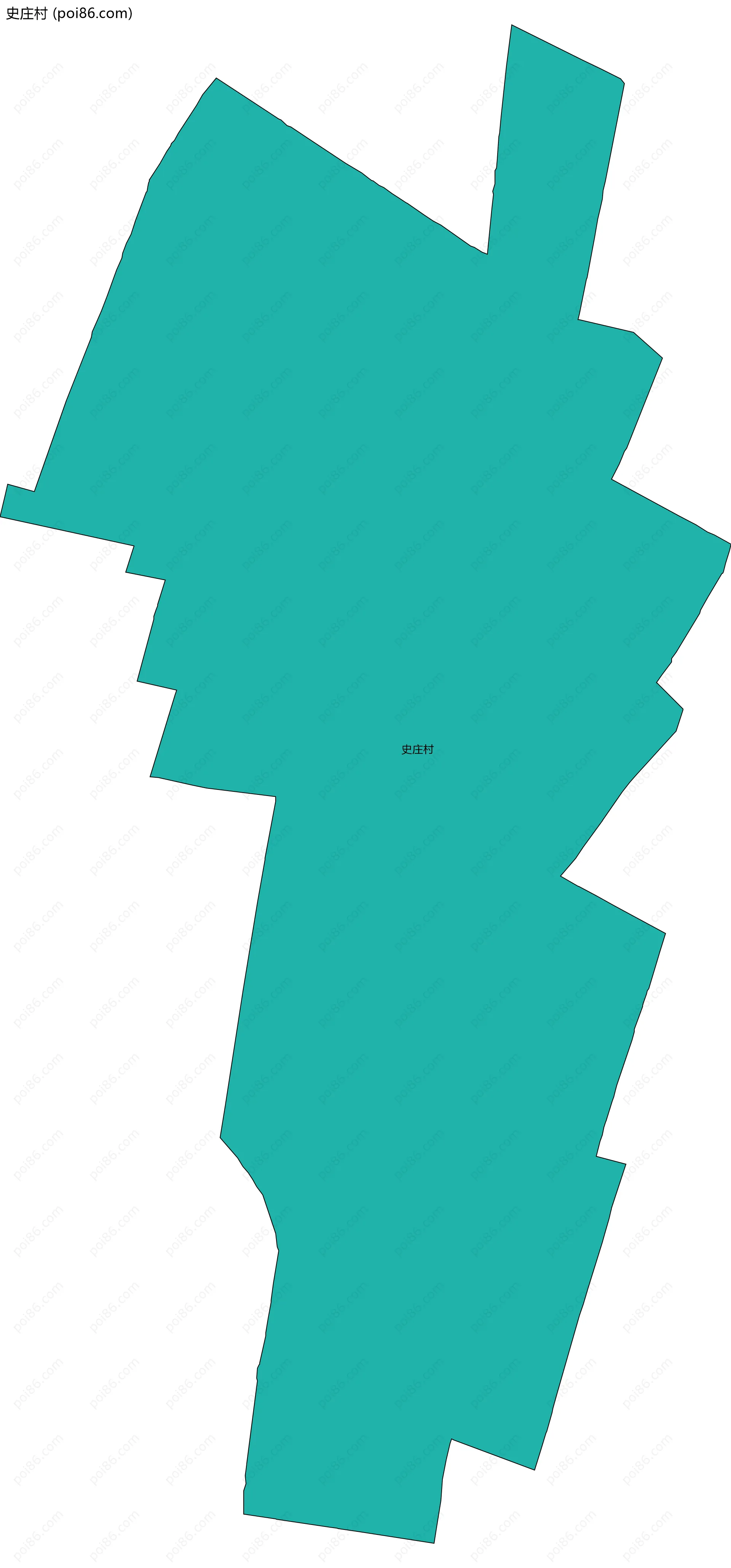 史庄村边界地图